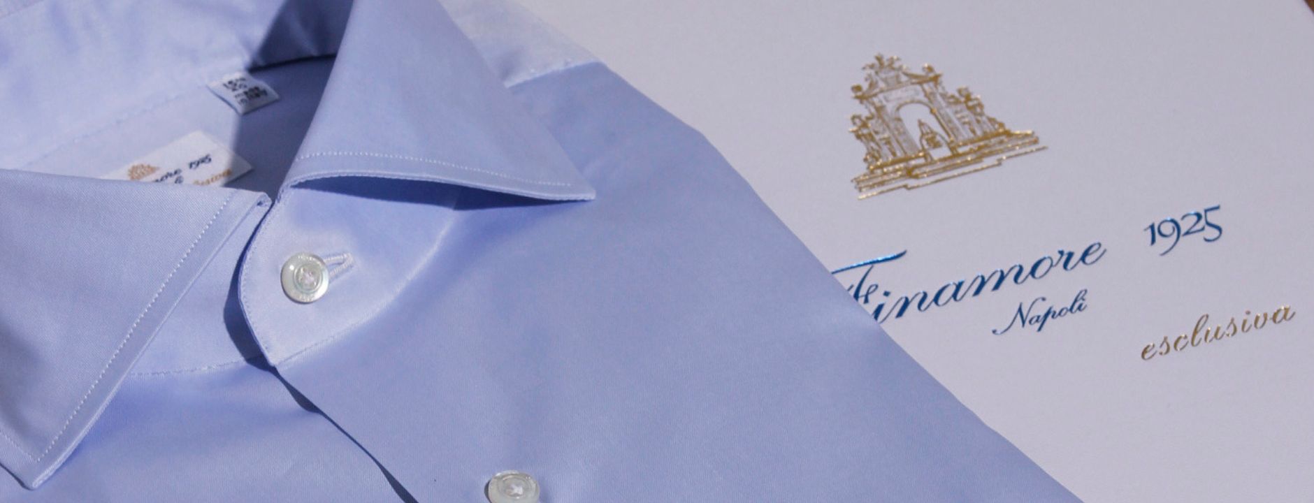 ESCLUSIVA, the quintessential tailored shirt that tells the story of Finamore 1925