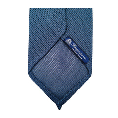 Cravatta Anversa in garza di seta, fondo unico blu chiaro