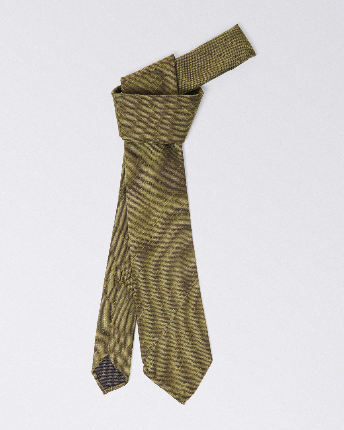 Anversa silk tie, entirely handmade, single colour Finamore