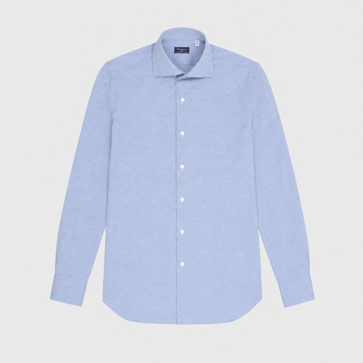 Napoli regular fit cotton twill melange