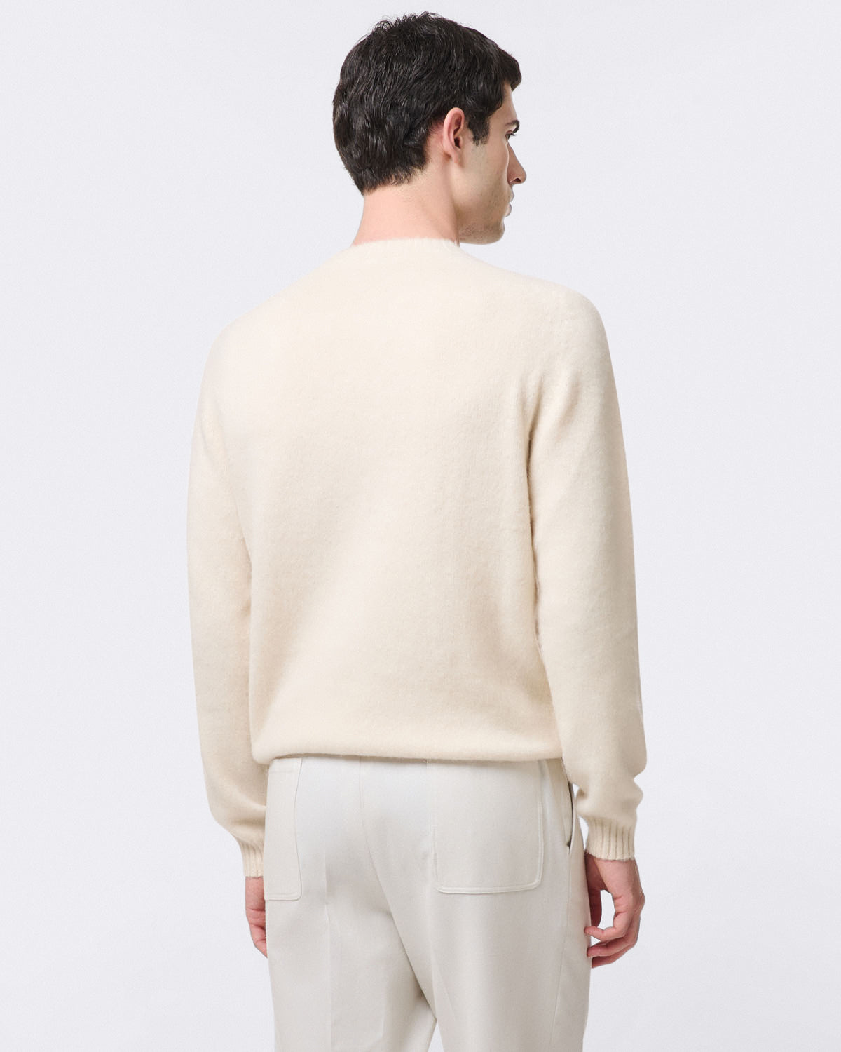 Jesolo jumper in special Loro Piana Coarsehair 100% Cashmere