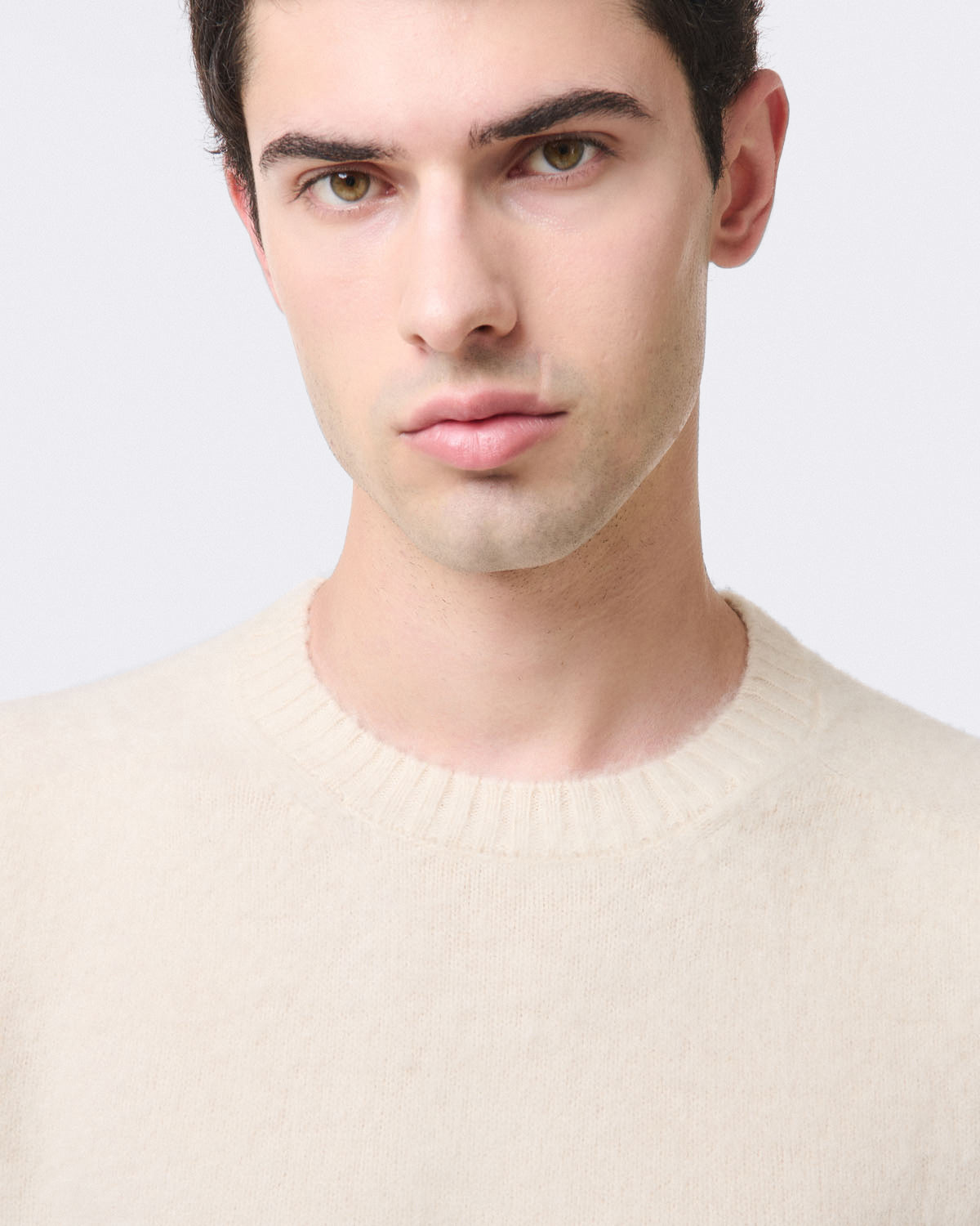 Jesolo jumper in special Loro Piana Coarsehair 100% Cashmere