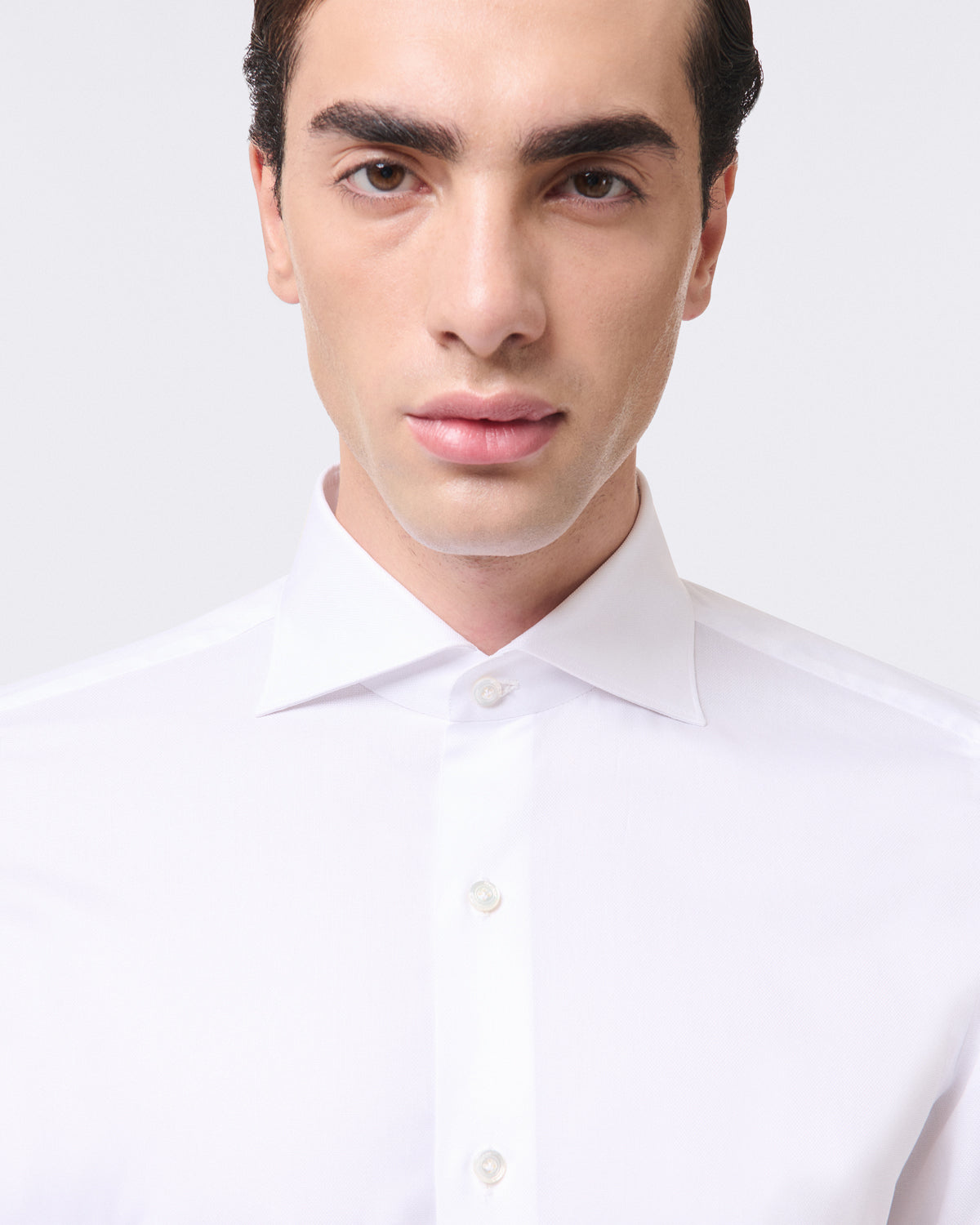 Classic slim fit Milano shirt in royal oxford cotton