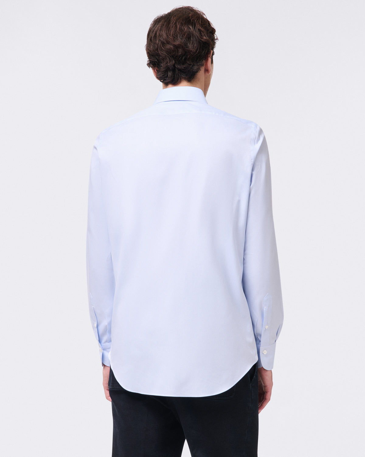 Classic slim fit Milano shirt in royal oxford cotton