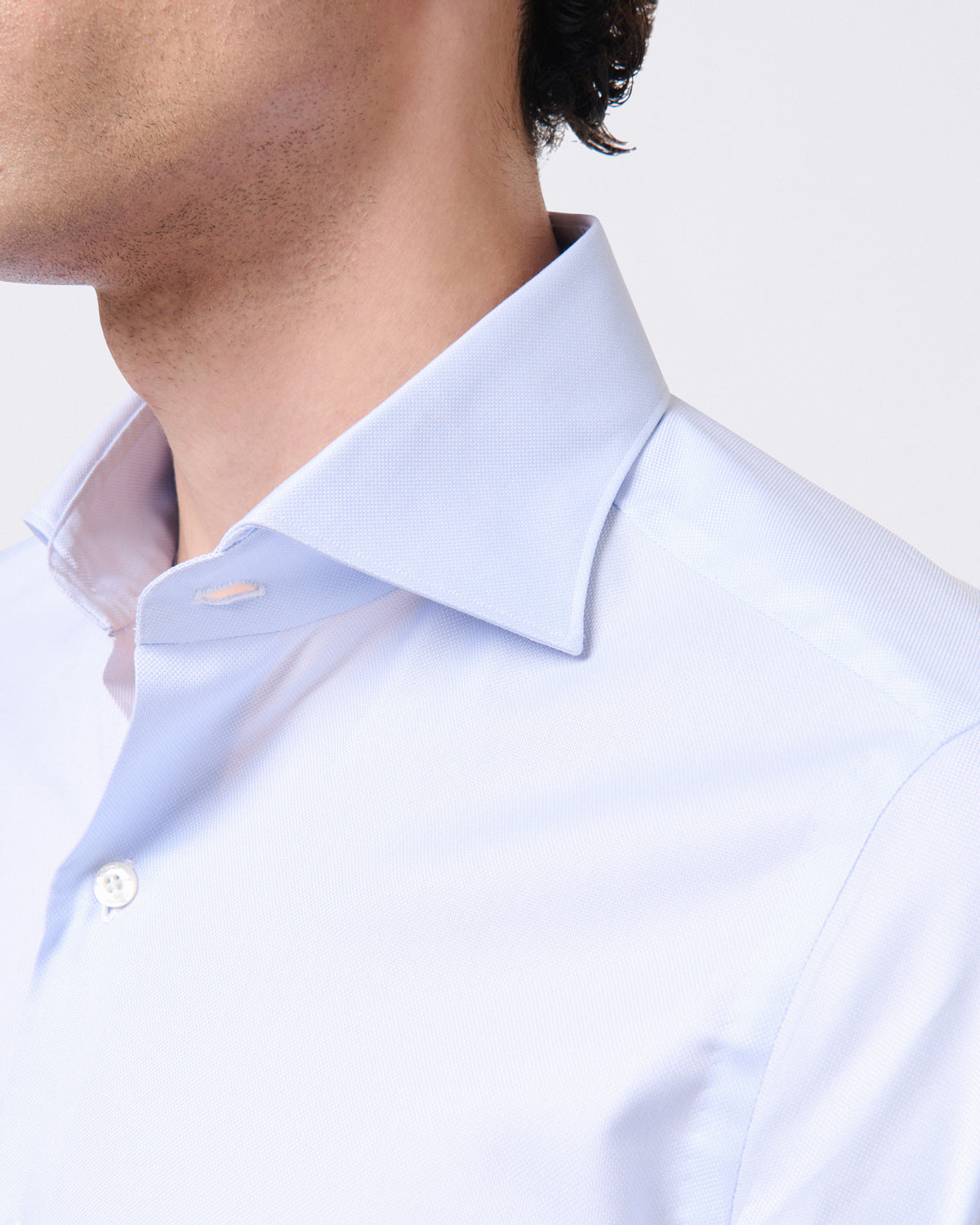 Classic slim fit Milano shirt in royal oxford cotton
