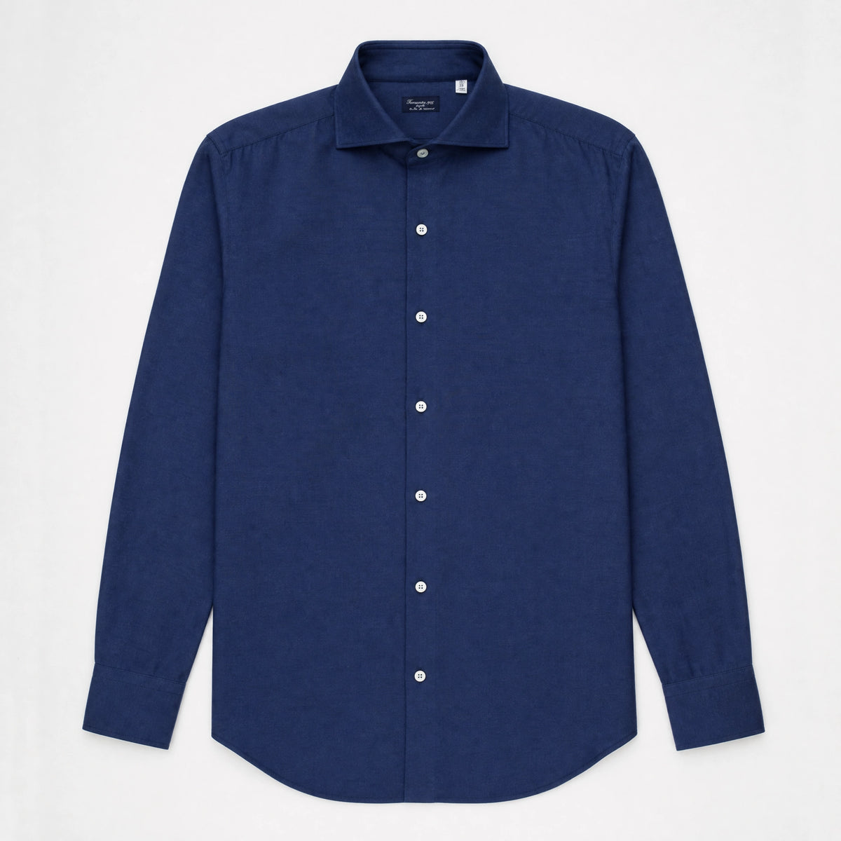 Milano slim fit cotone e cashmere jacquard
