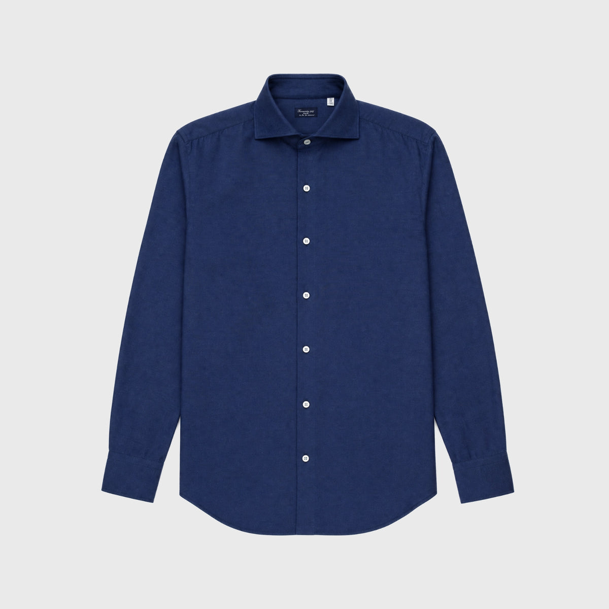 Milano slim fit cotone e cashmere jacquard