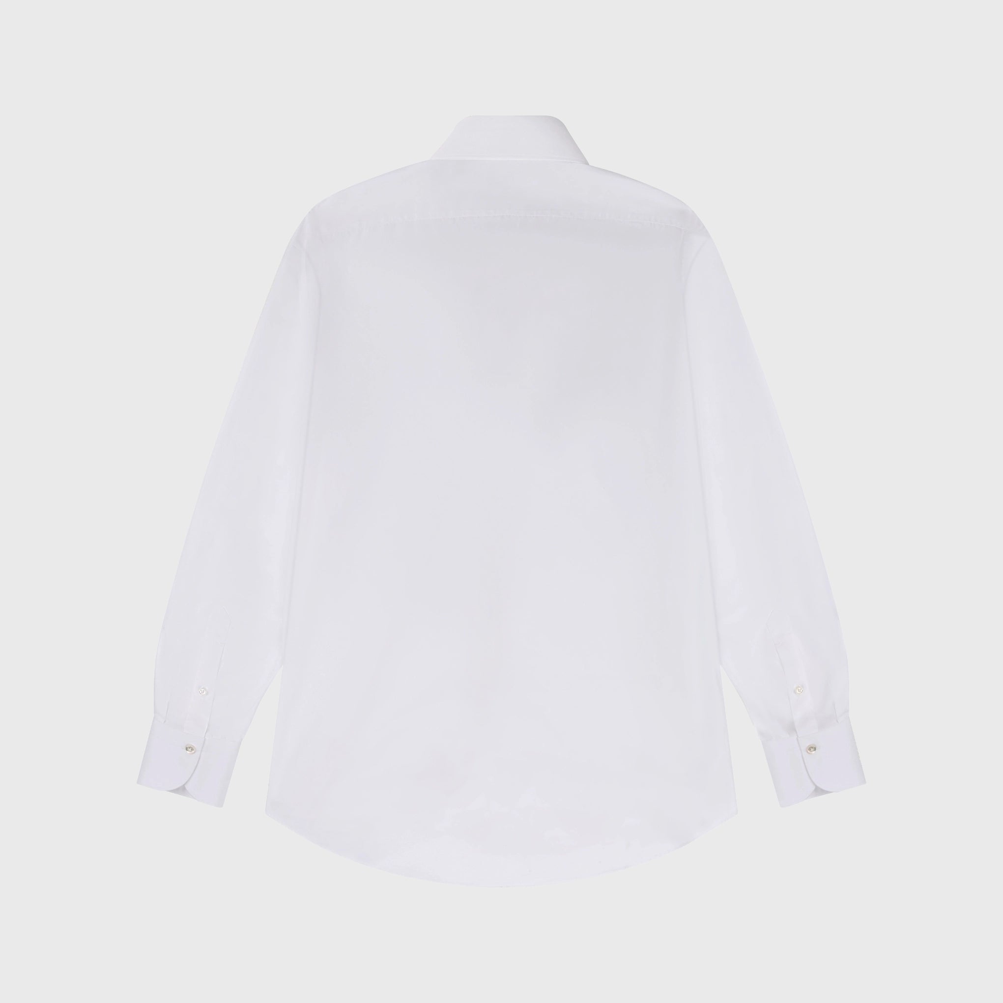 Classic Milano slim fit white cotton 120/2 shirt