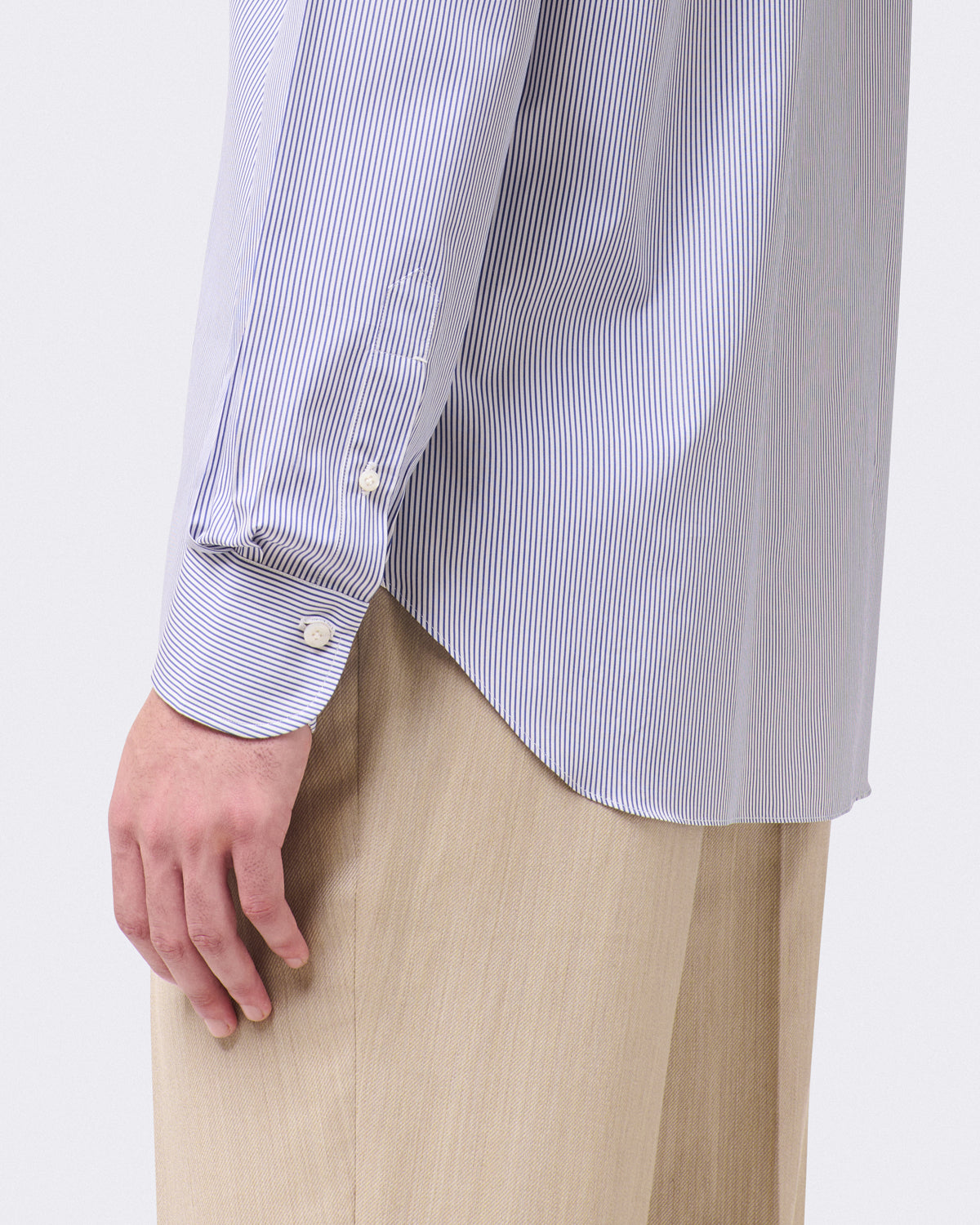 Classic Napoli shirt regular fit 120/2 cotton striped