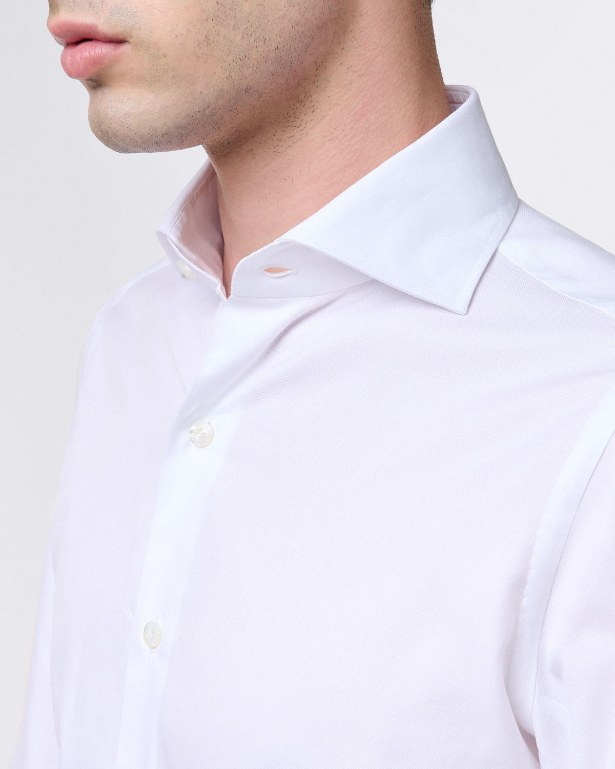 Classic regular fit Napoli shirt in Royal Oxford cotton