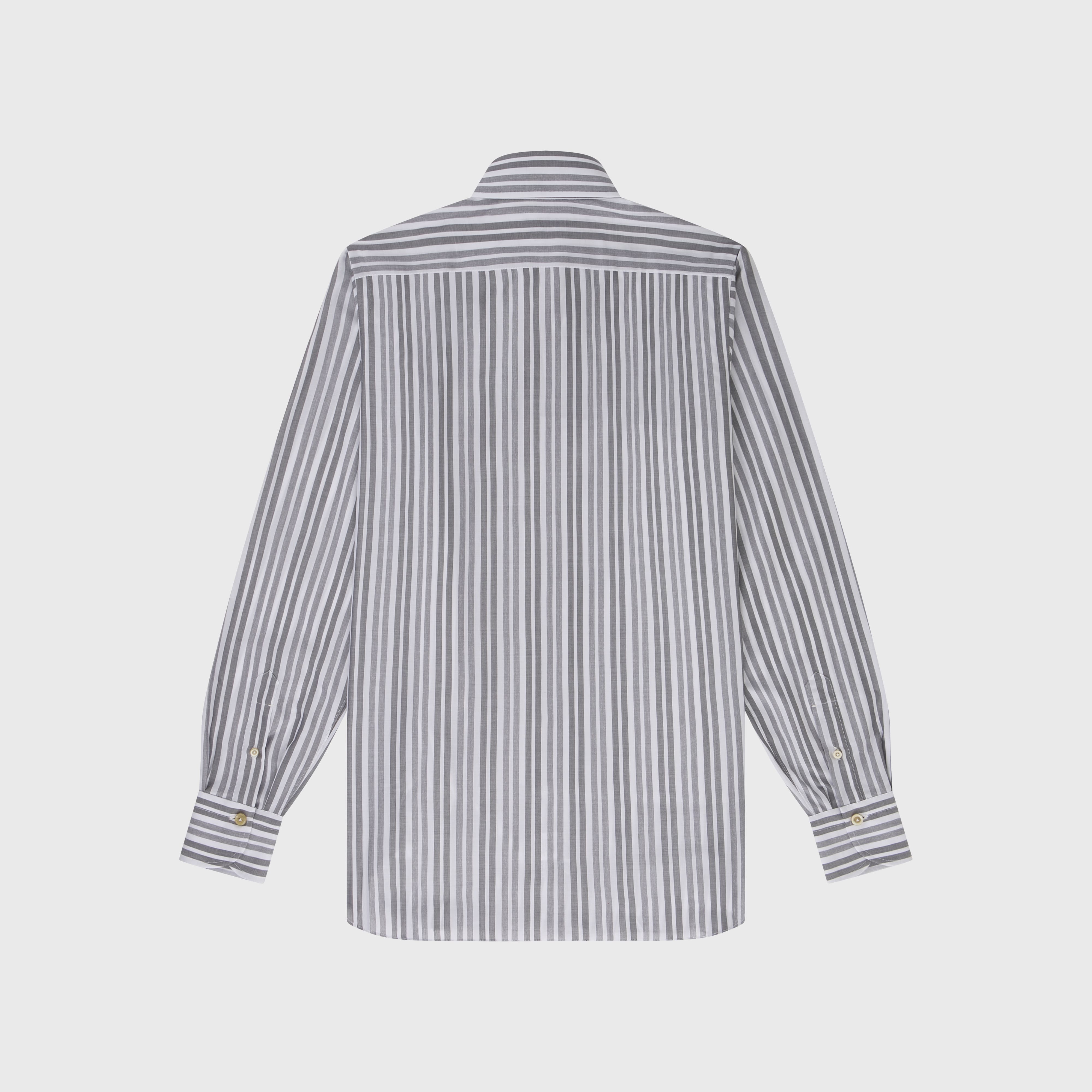 Napoli shirt regular fit cotton stripe Carlo Riva 180/2 Eduardo collar