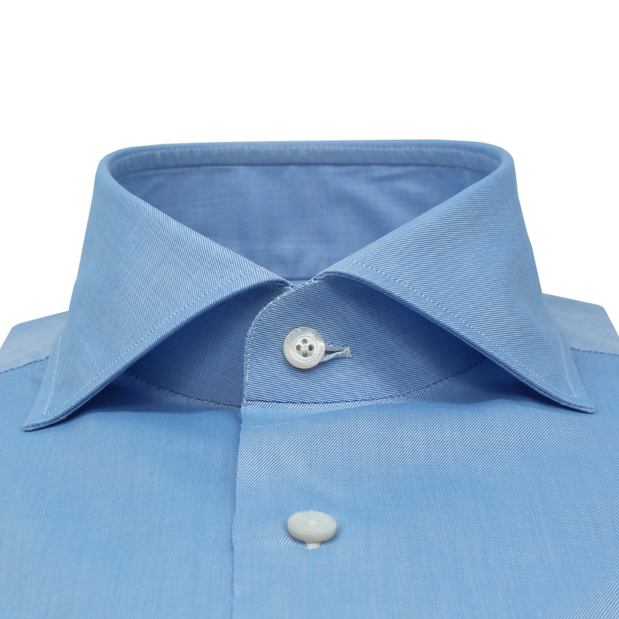 Classic fit Naples shirt in pink cotton twill