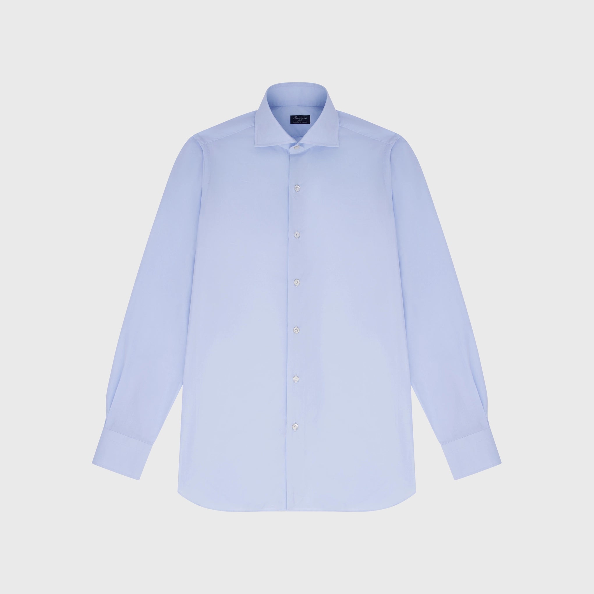 Classic regular fit Traveller shirt in cotton twill Easy to iron