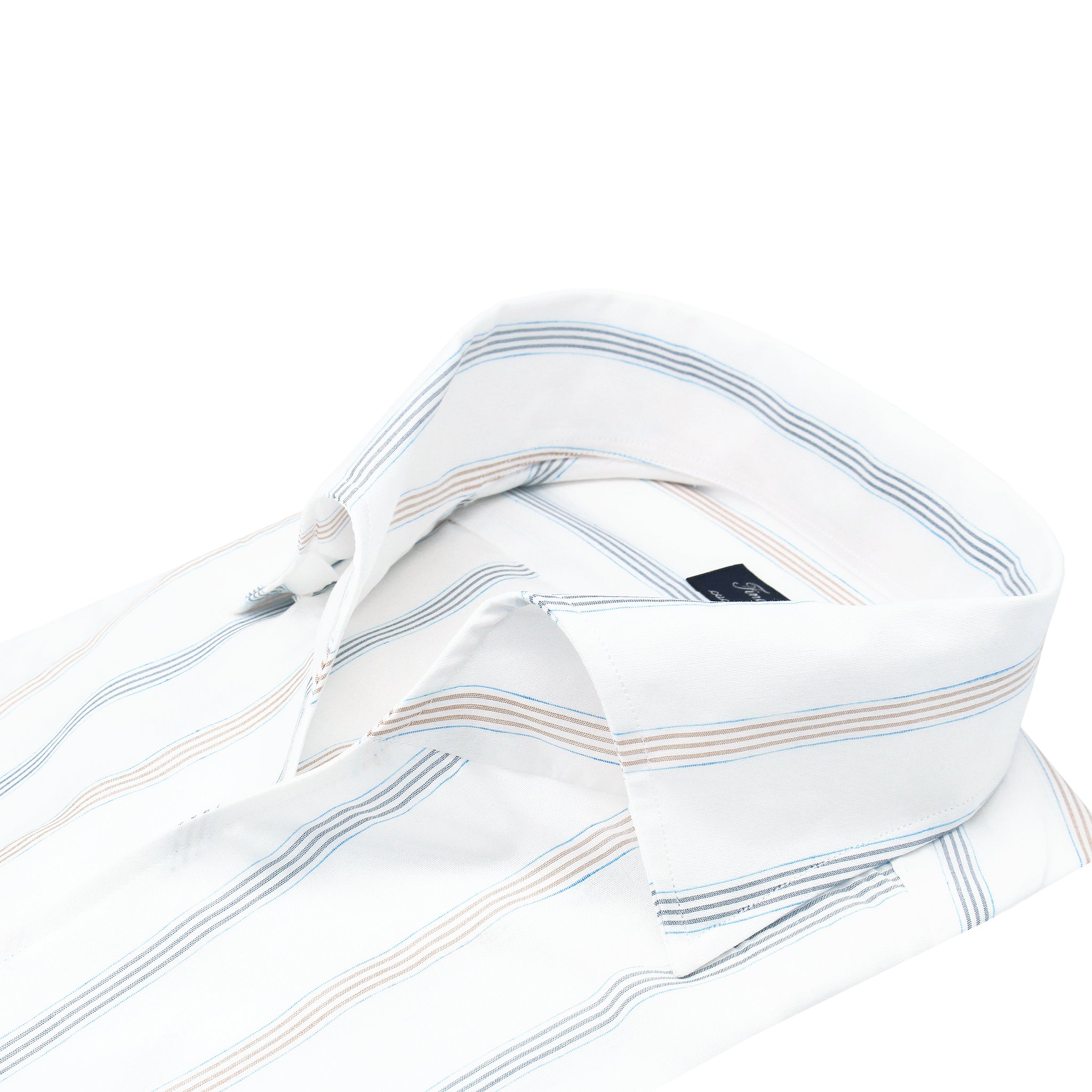 Camicia classica Napoli regolare con collo ustica. Tessuto Carlo Riva