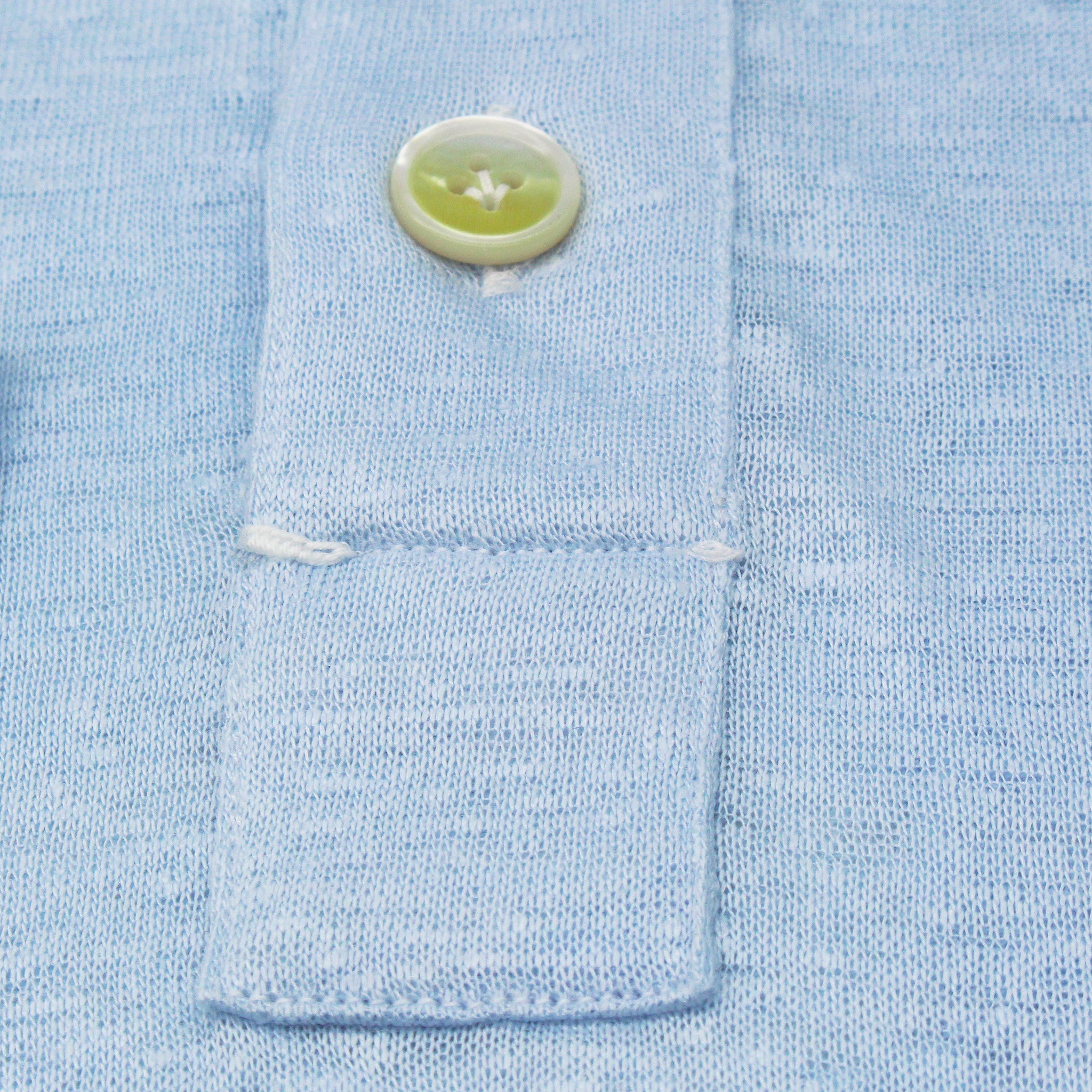 Orlando polo shirt in very light blue jersey linen