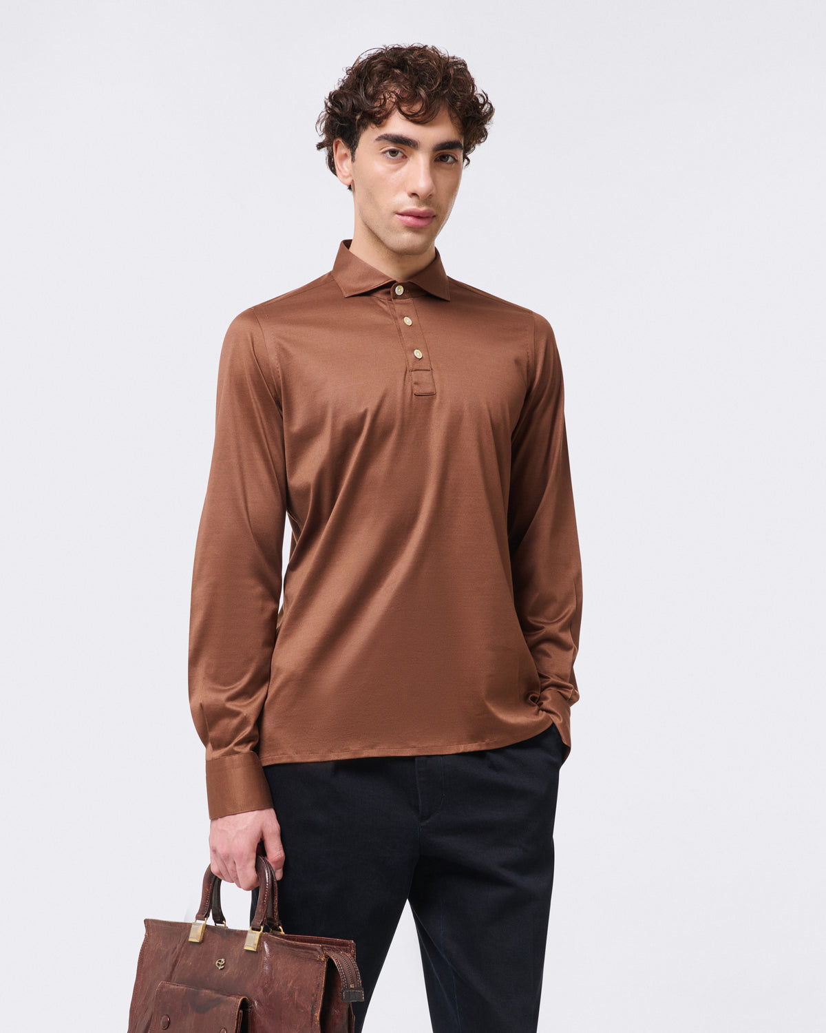 Orlando sport polo shirt in cotton jersey
