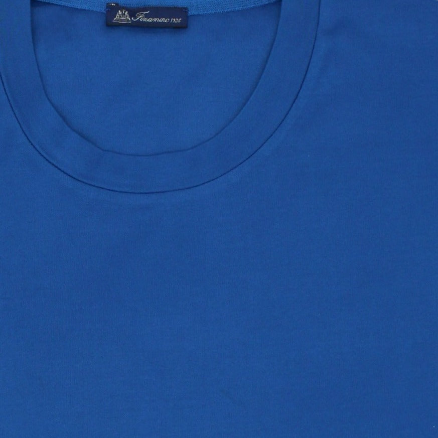 Blue Royal garment dyed Supima cotton t-shirt