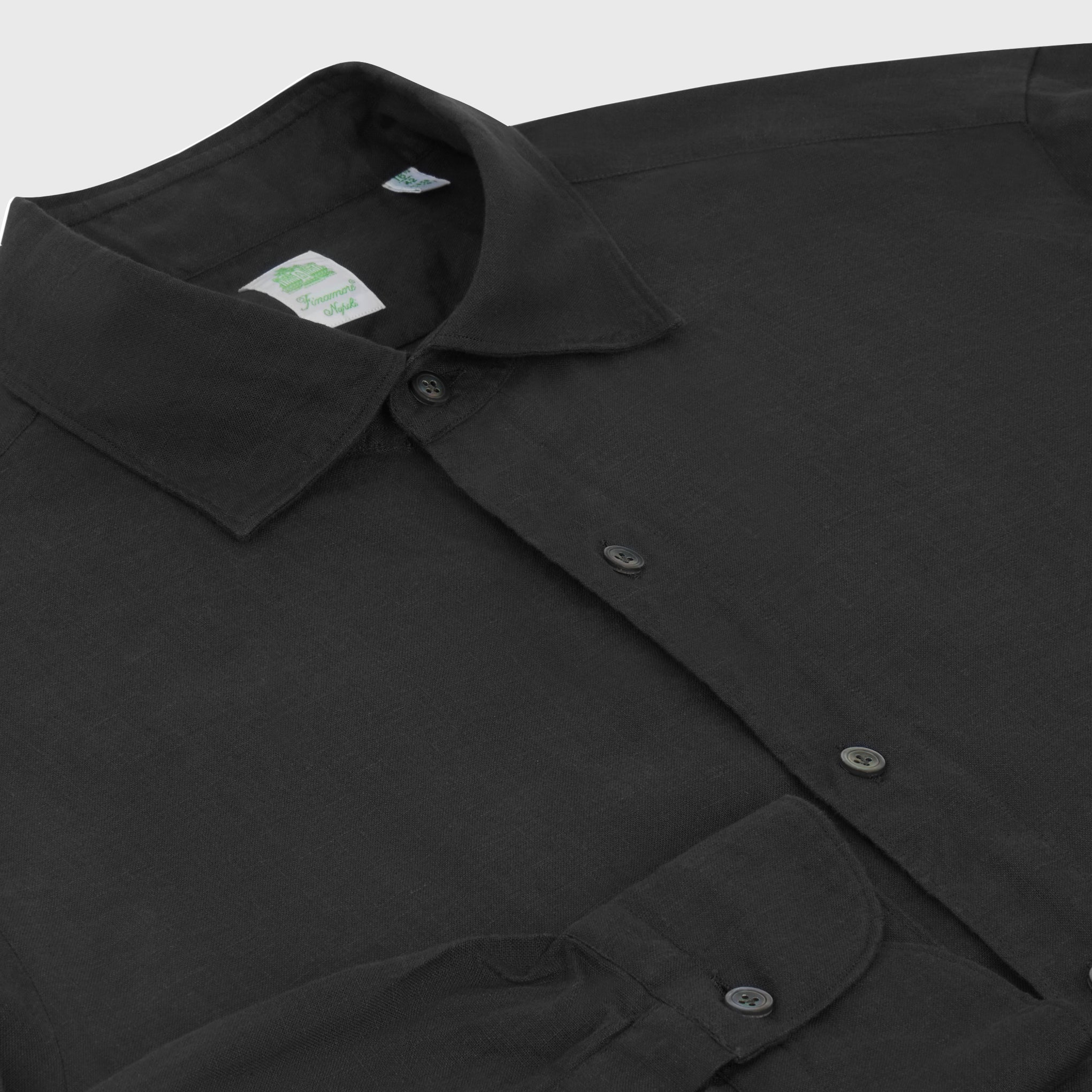 Tokyo sport shirt slim fit linen Luigi collar