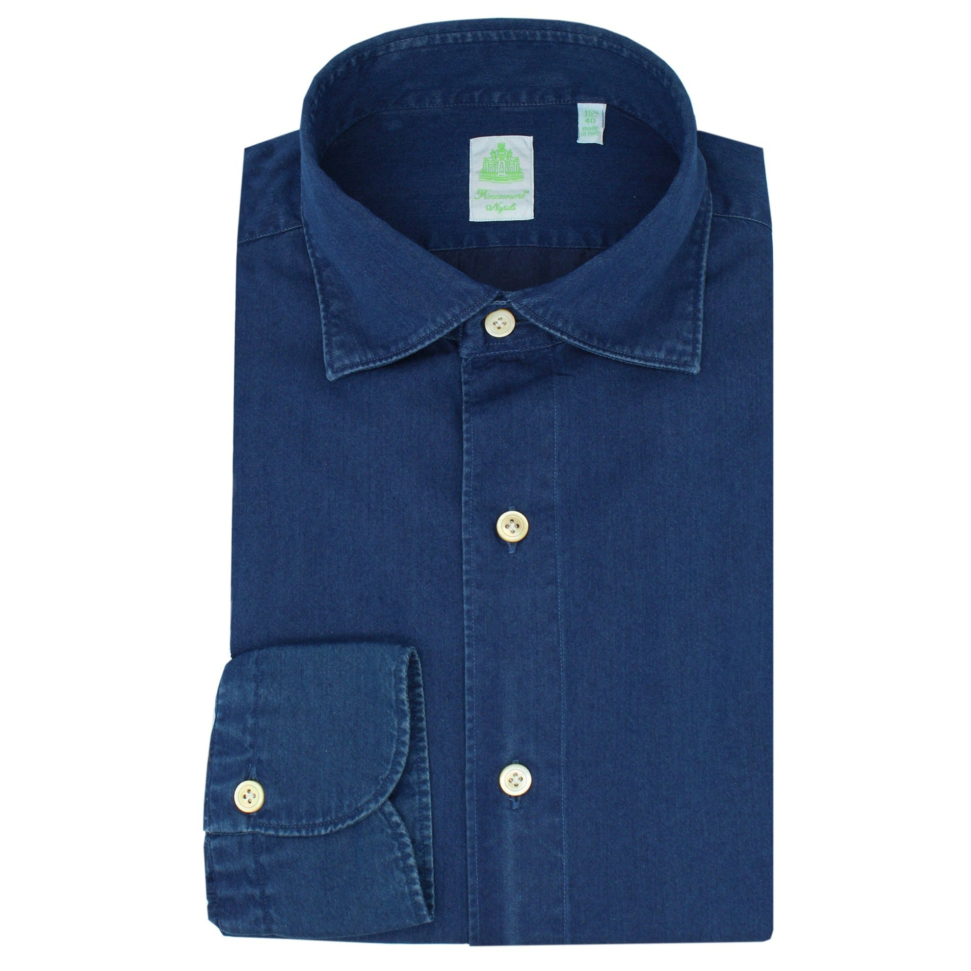 Tokyo slim fit cotton and silk sports shirt