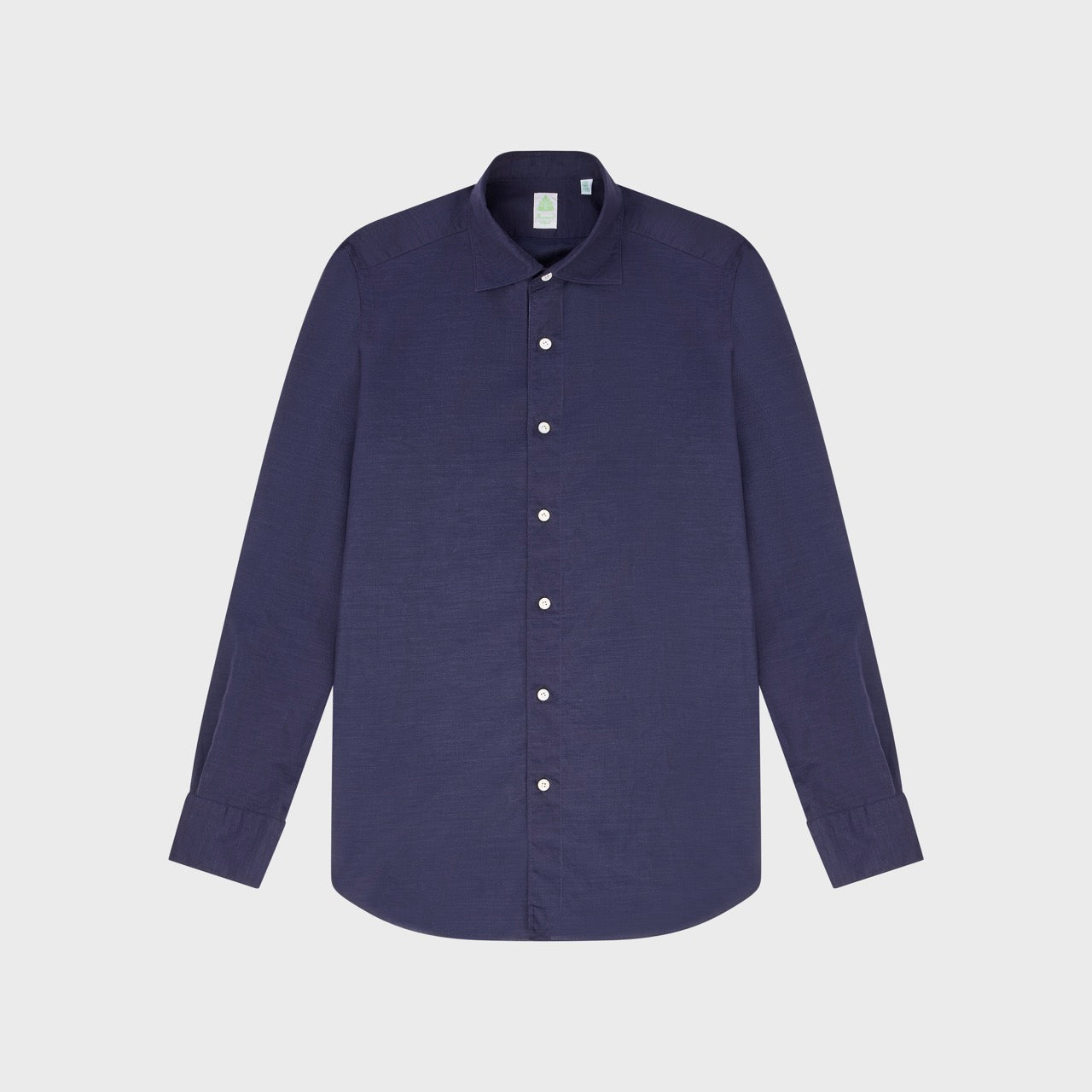 Tokyo sport shirt slim fit cotton linen Luigi collar