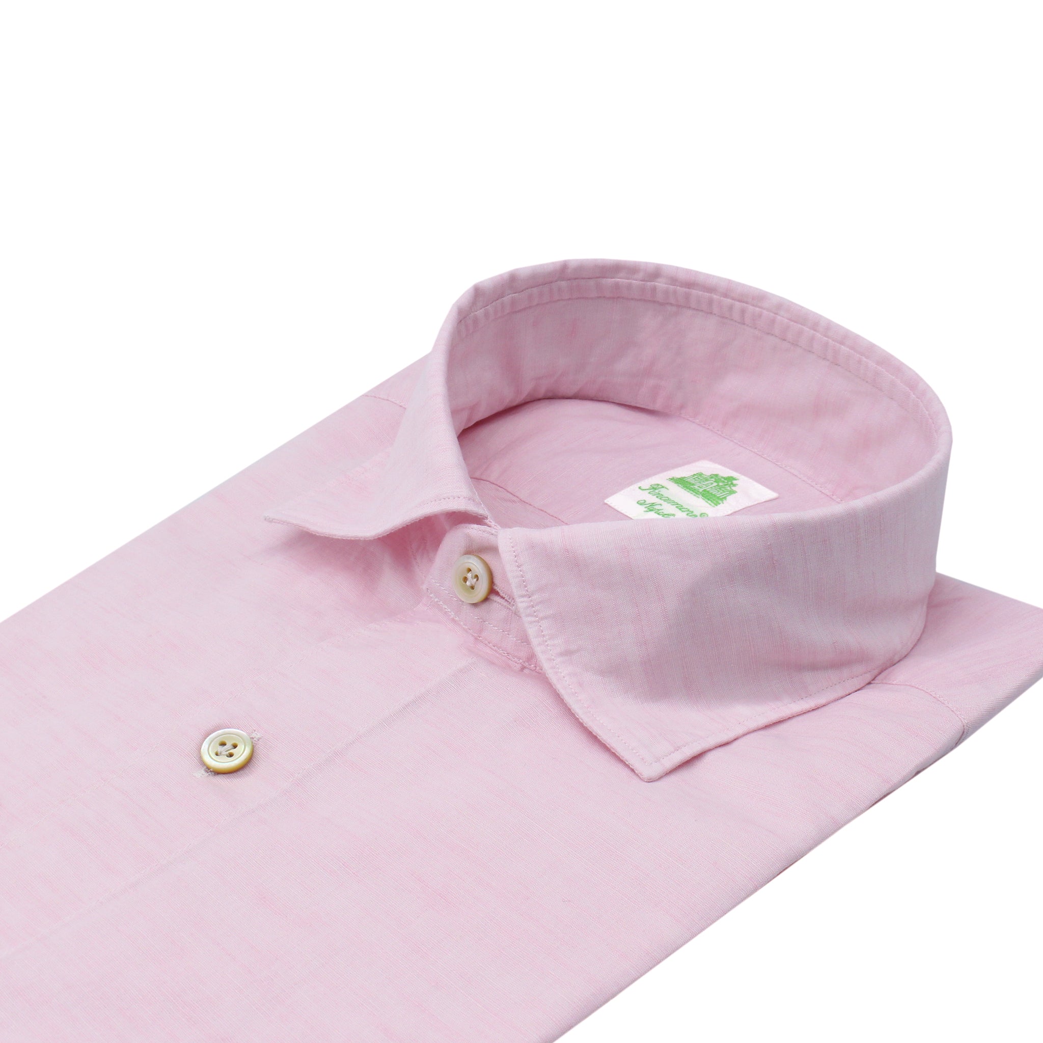 Tokyo sport shirt in pink linen and cotton