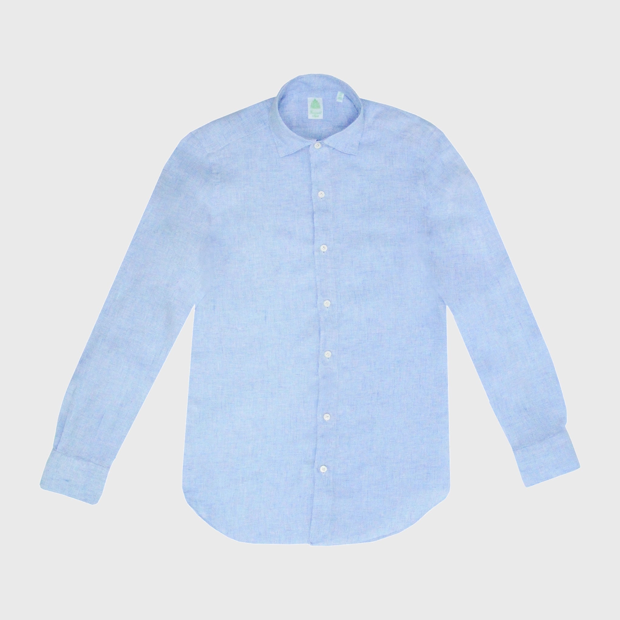 Tokyo sport shirt slim fit linen pied de poule