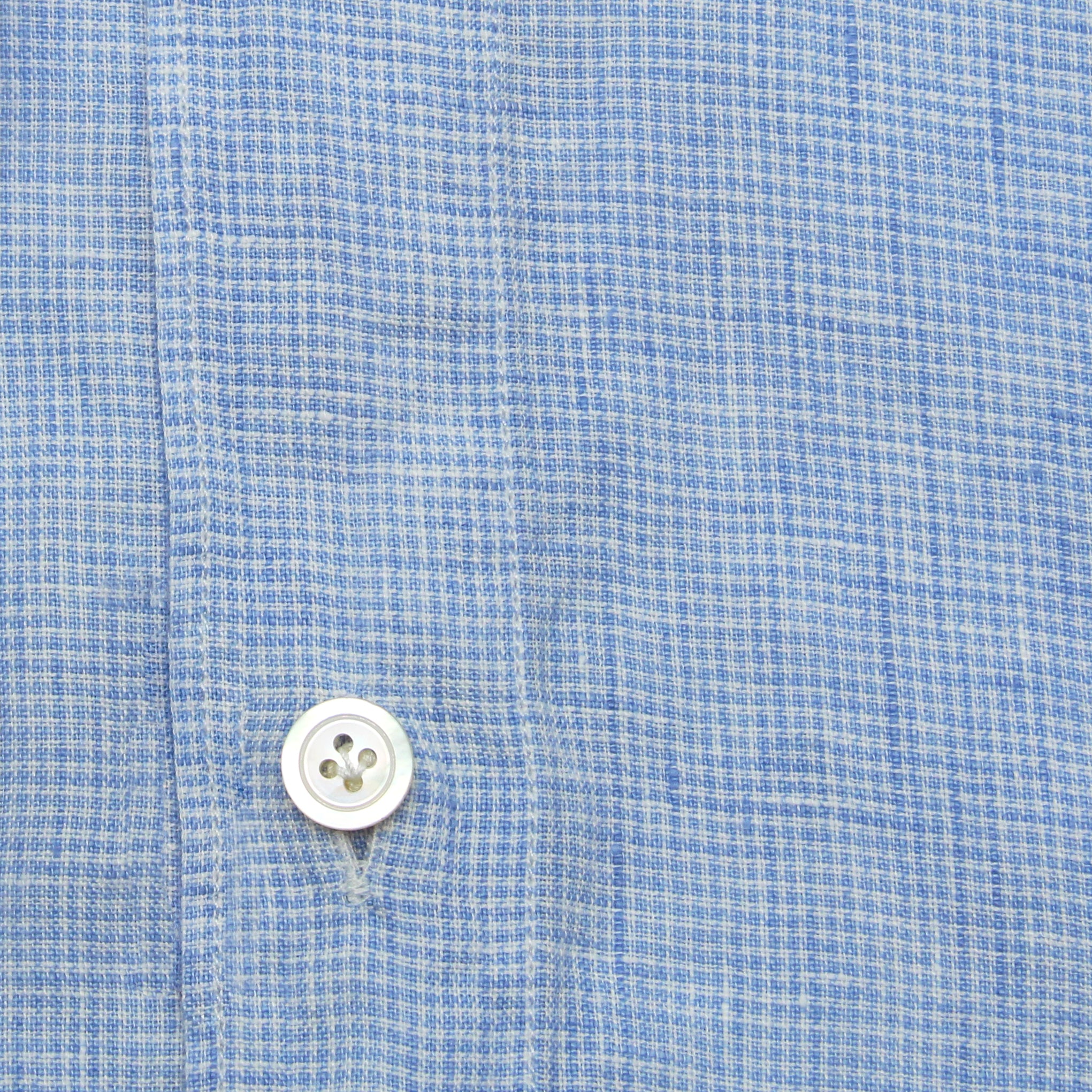 Tokyo sport shirt slim fit linen pied de poule