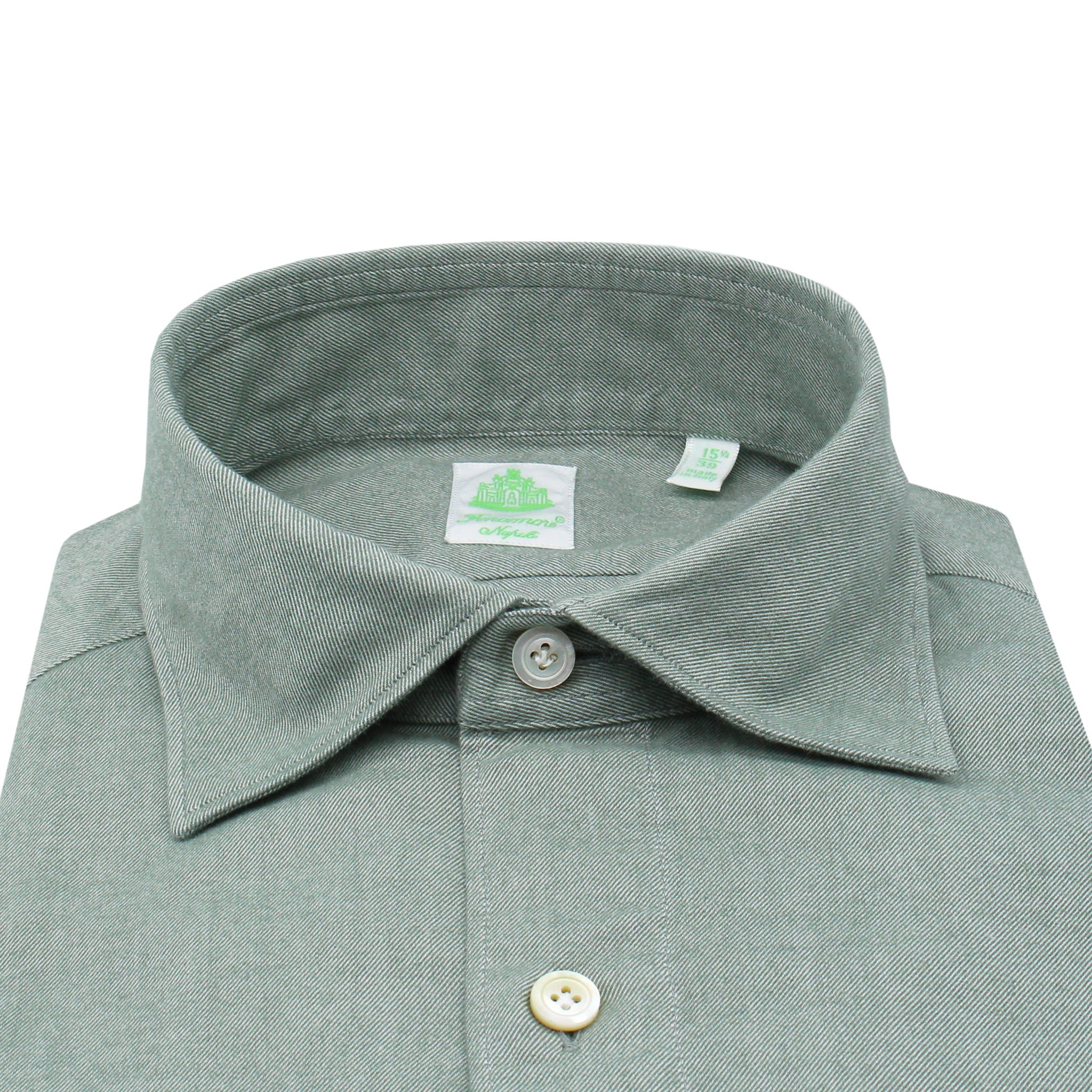 Camicia sportiva Tokyo in twill di cotone rosso o grigio