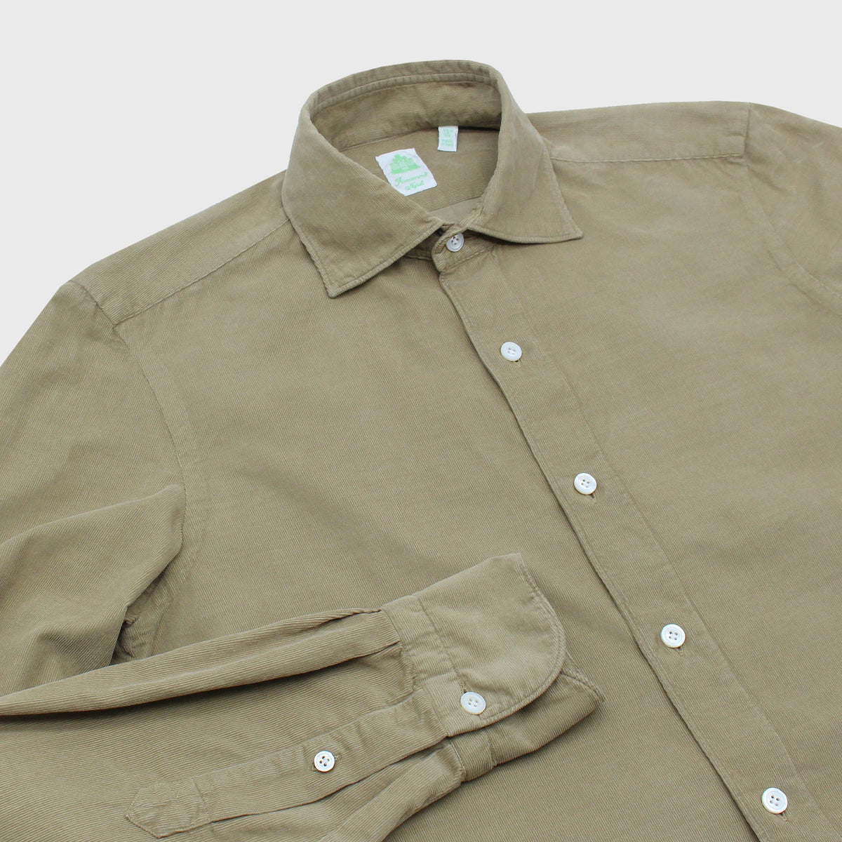 Tokyo sport slim fit cotton velvet garment dyed