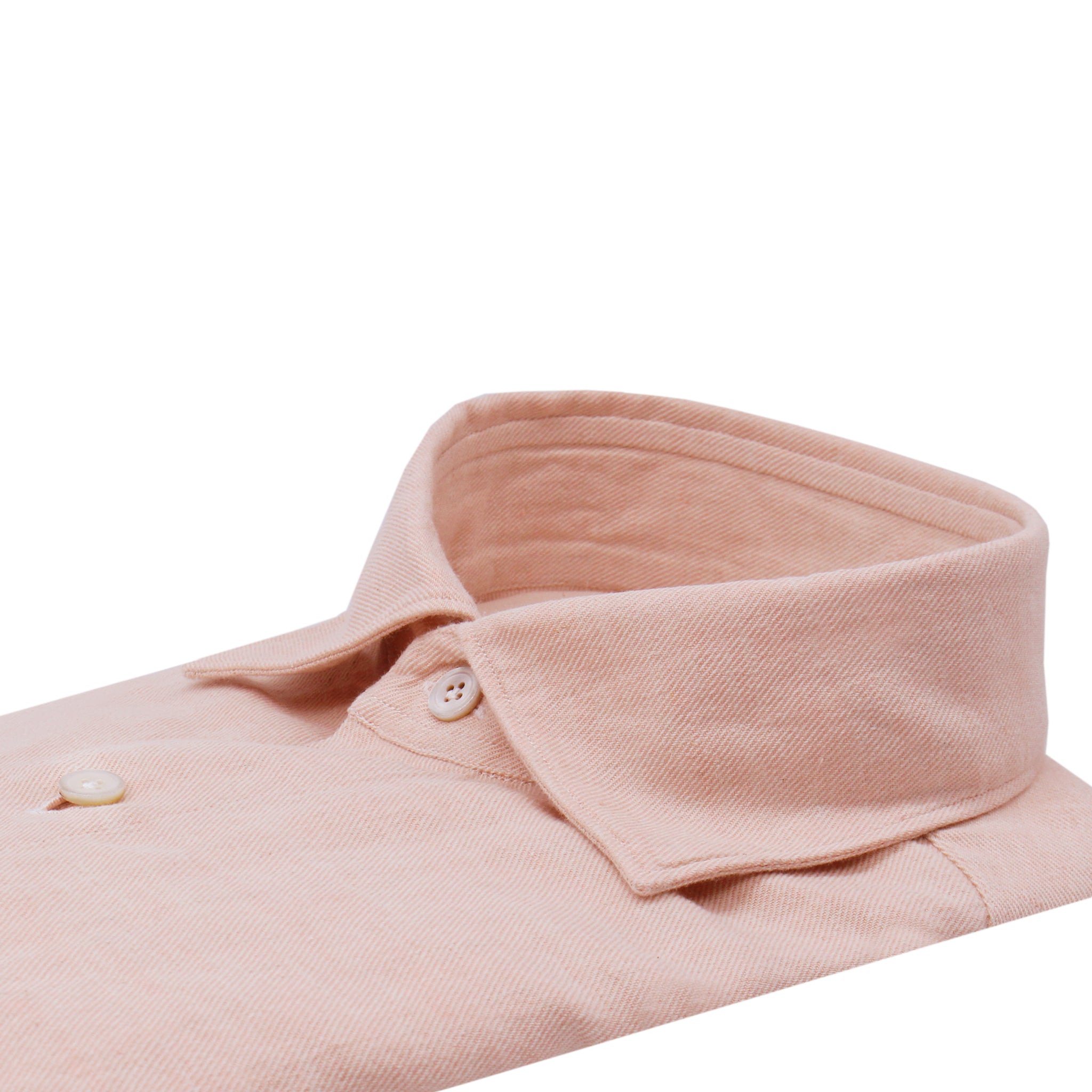 Tokyo slim fit sport shirt in linen and cotton Orange or green