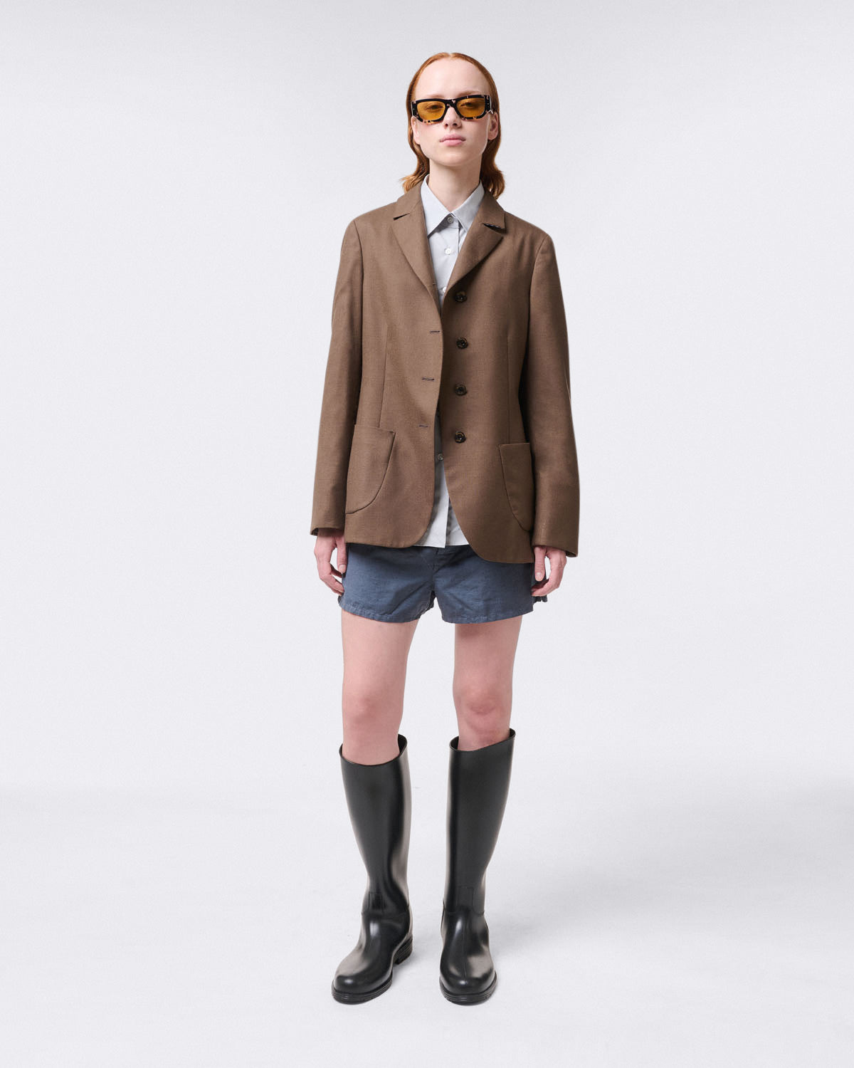 Vanessa women's cotton shirt with puffed cuffs