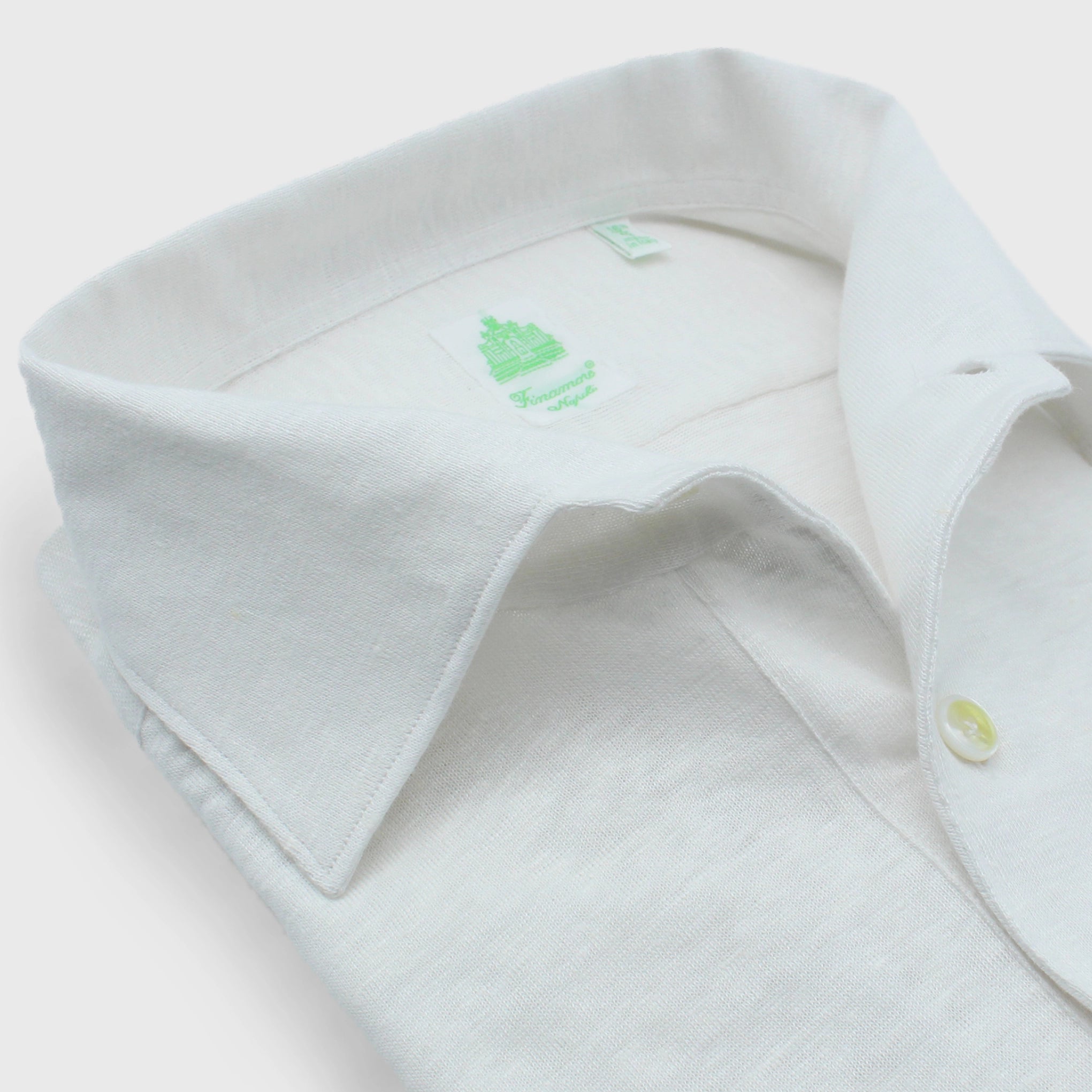 Polo shirt slim fit linen jersey