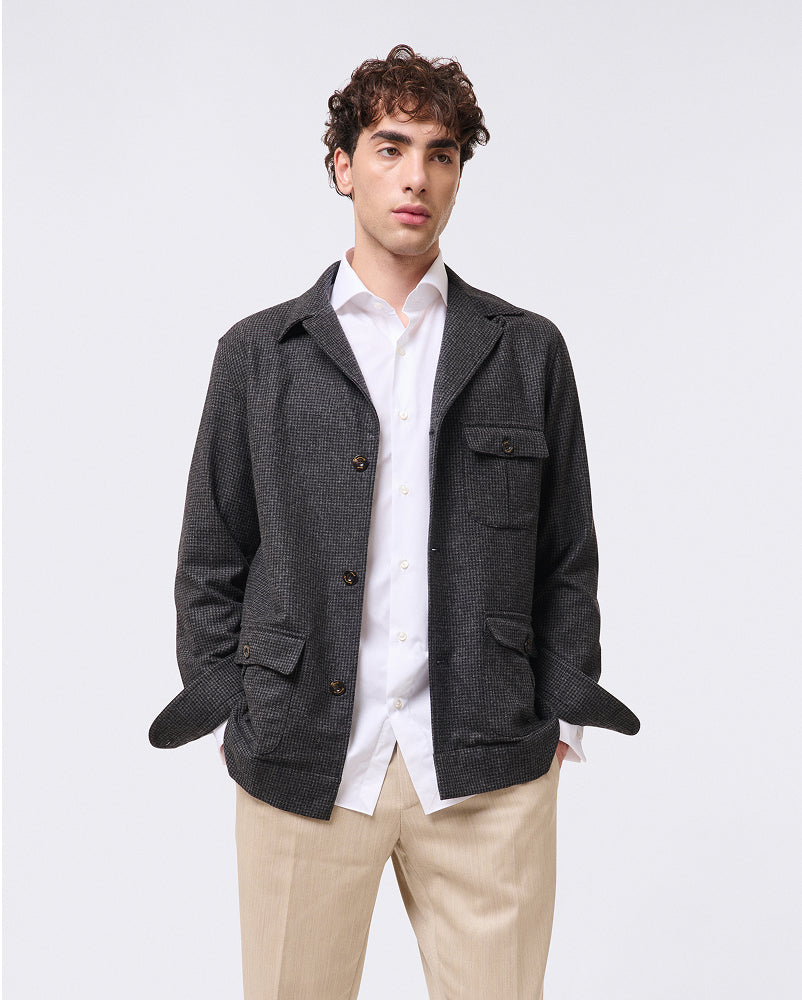 Milano shirt slim fit Egyptian cotton Giza 45 white French cuffs Eduardo collar