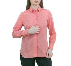 Ivana women's shirt "170 a due" pink striped bottom
