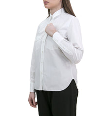 Women's Virginia western shirt white cotton