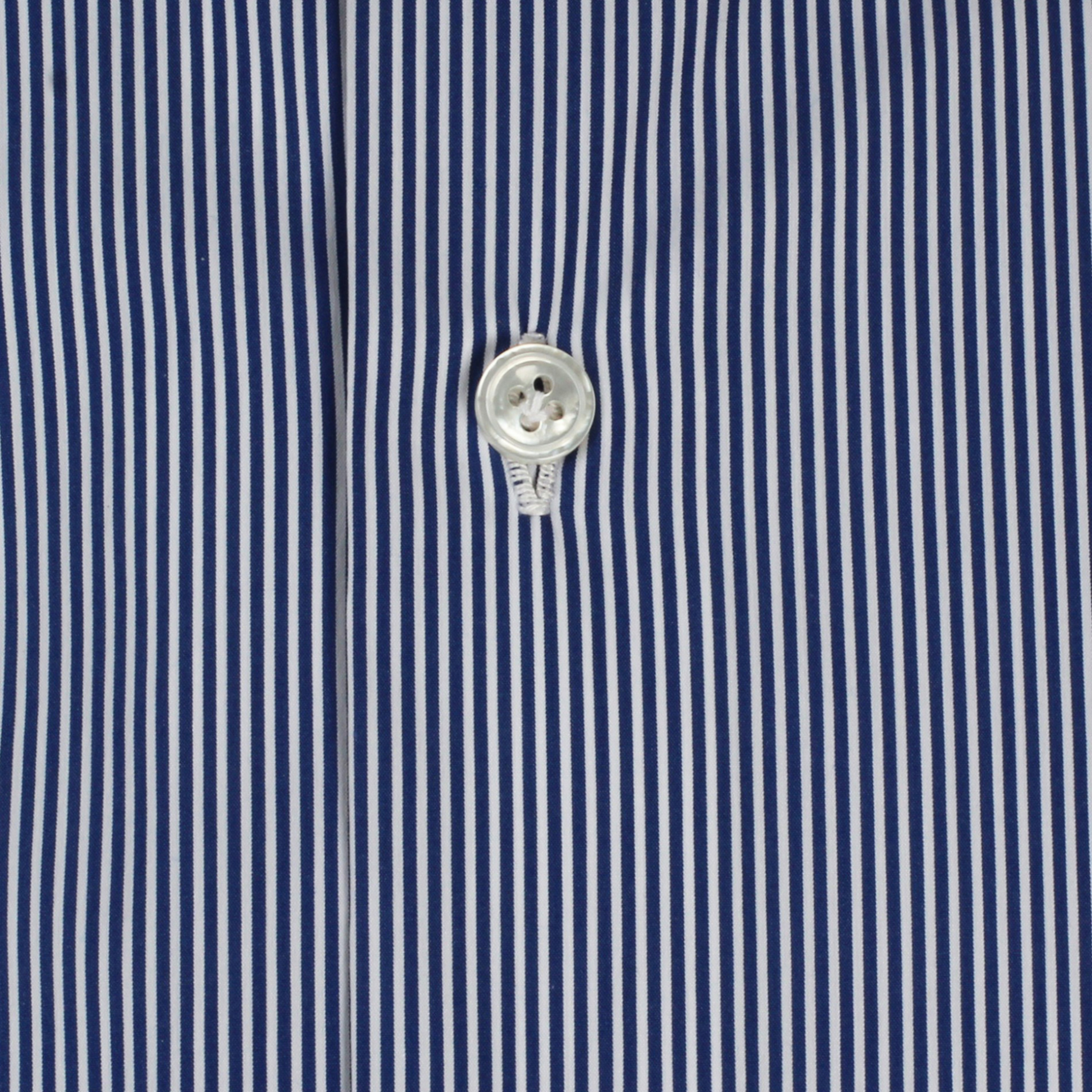 Dress shirt slim fit white line on blue or purple stretch Milano