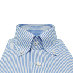 Naples striped button down cotton shirt