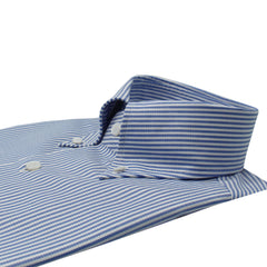 Naples striped button down cotton shirt