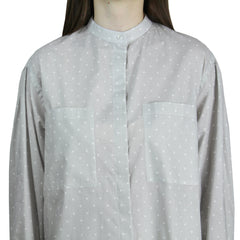 Women's over shirt with front pockets and guru collar