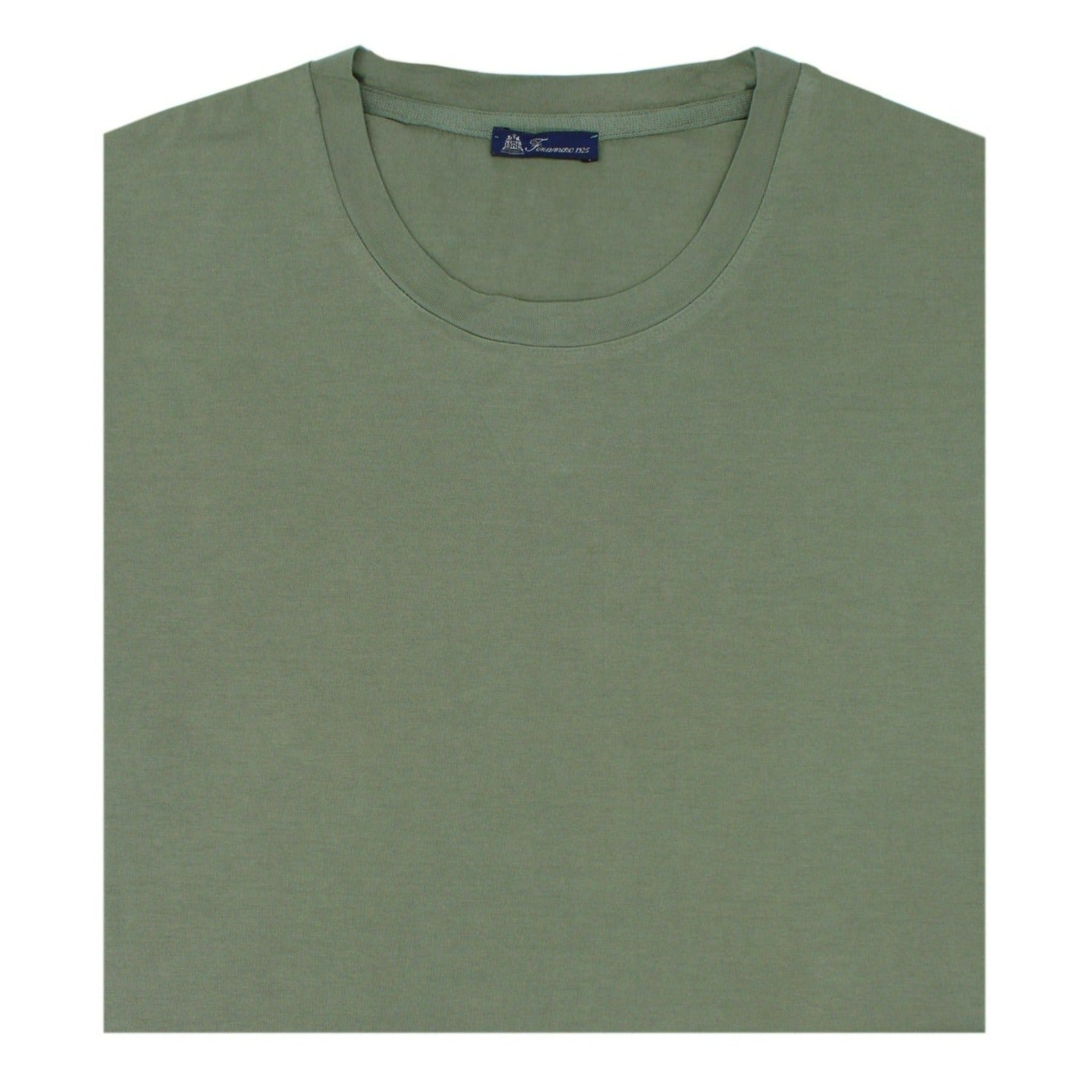Green garment dyed Supima cotton t-shirt