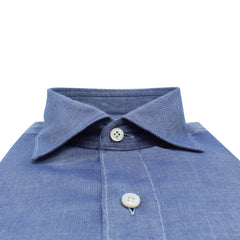 Carlo Riva linen and cotton Tokyo slim fit shirt