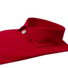 Camicia Toronto rossa slim fit in cotone jersey