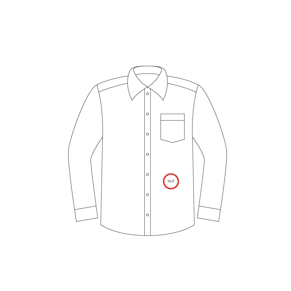 MONOGRAM ON THE SHIRT