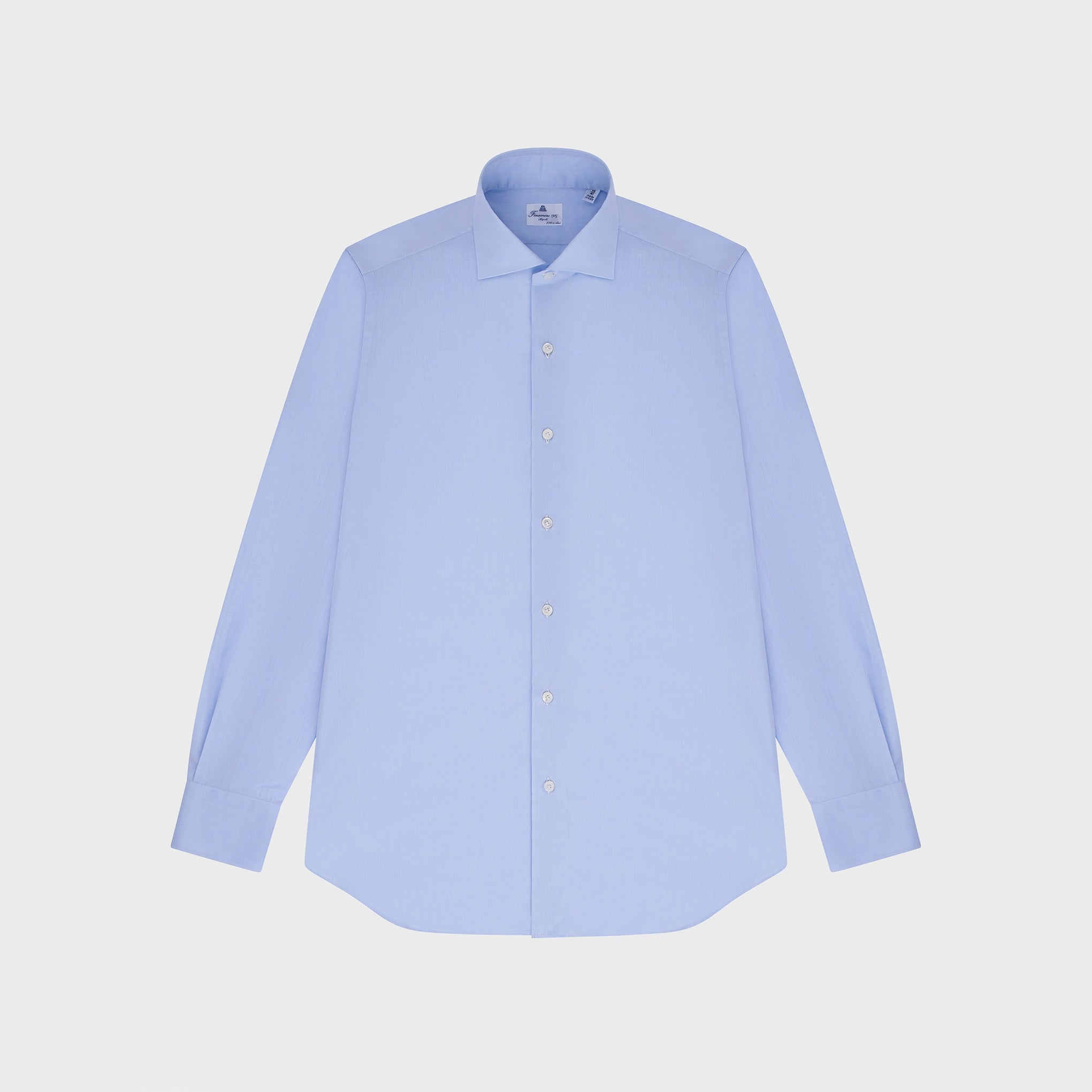 Milano 170 a 2 slim fit dresses in light blue or white French collar