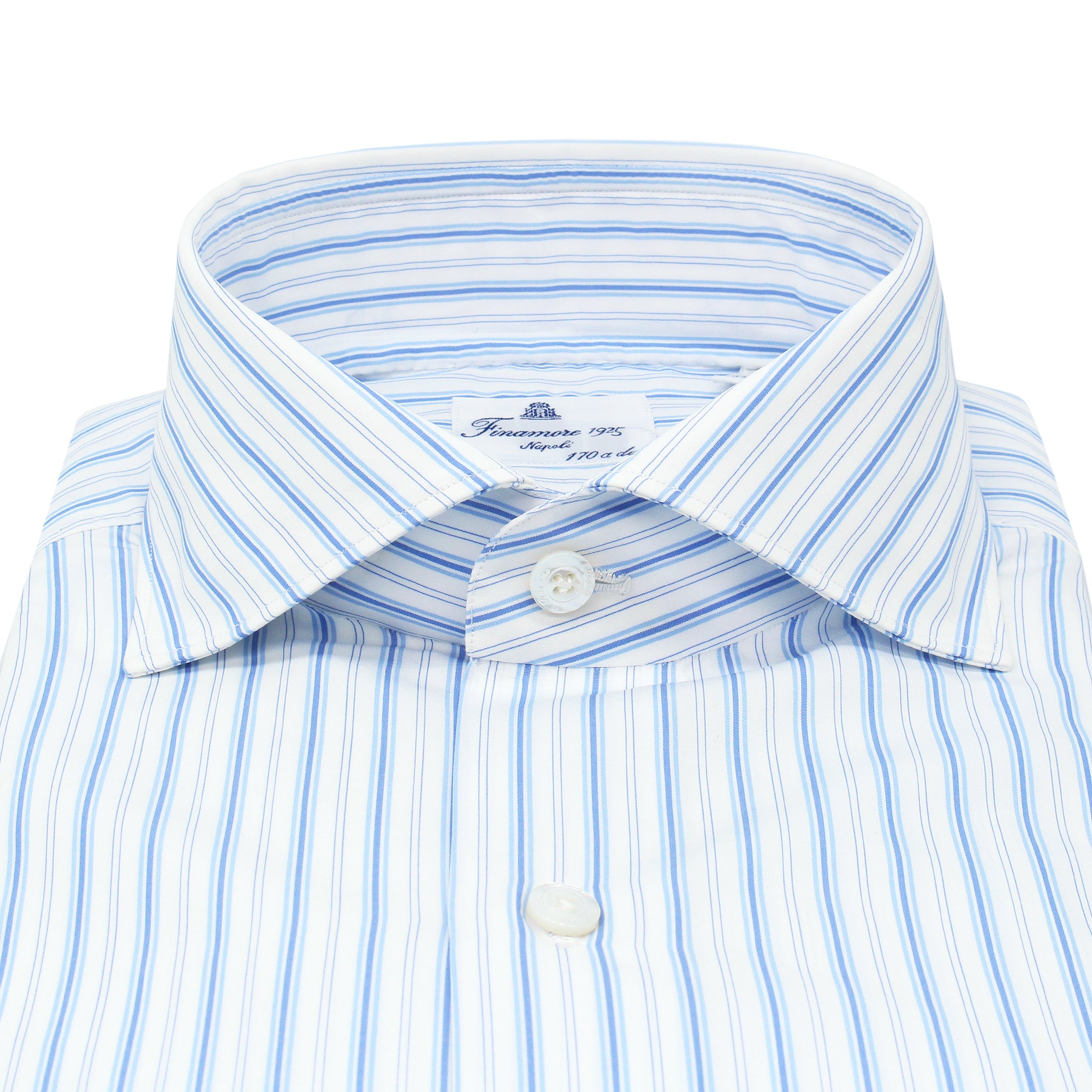 Camicia classica slim fit Milano 170 a due cotone giza 45