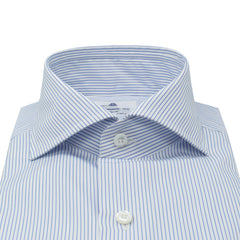 Regular classic cotton 170 two-striped light blue shirt
