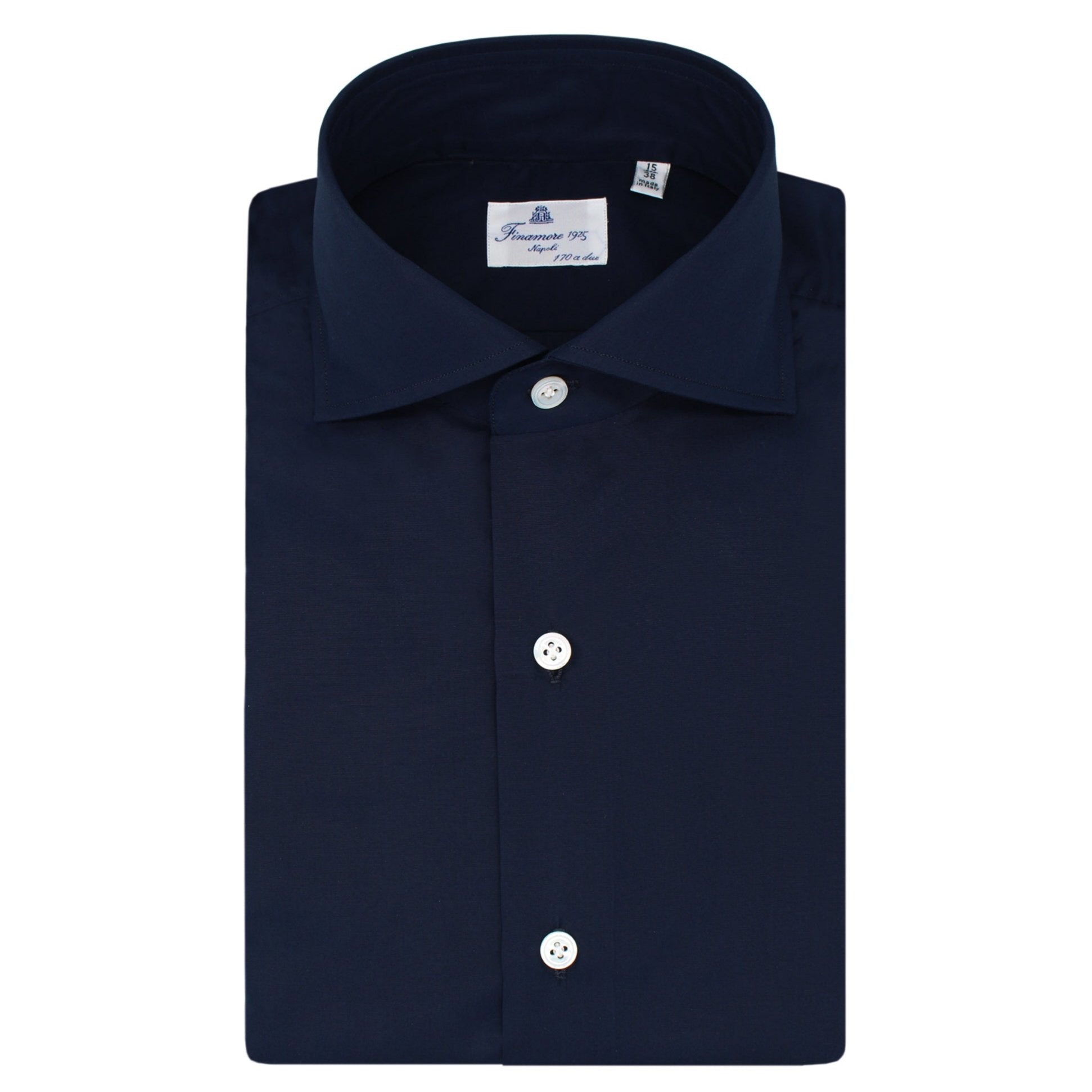 Camicia classica regolare Napoli 170 a Due in cotone giza 45