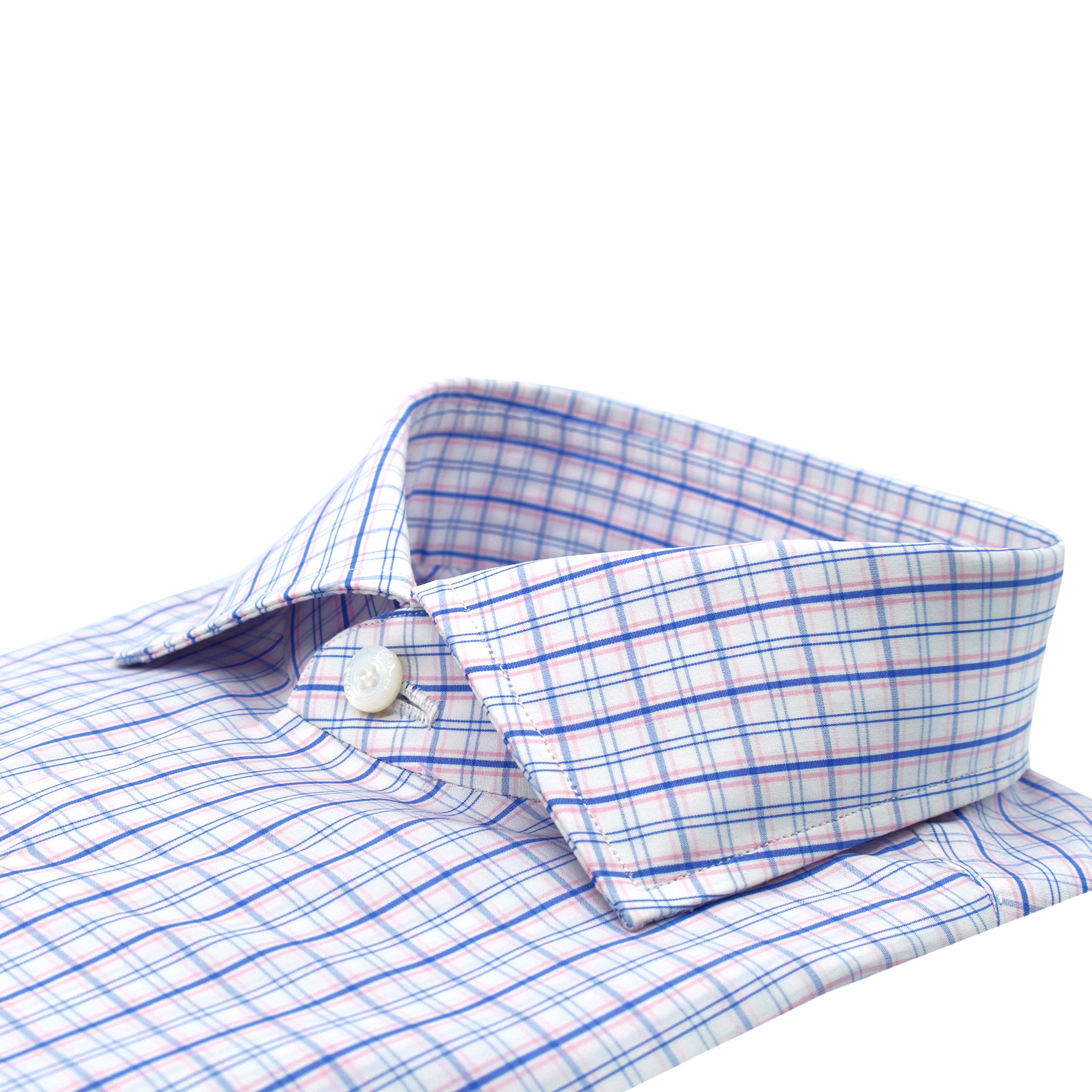 Shirt 170 two classic checkered pink and blue