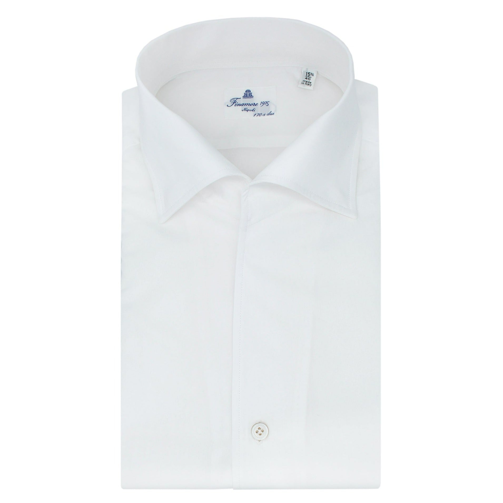 Classic Napoli 170 a Due cotton shirt in Giza 45 Ustica collar