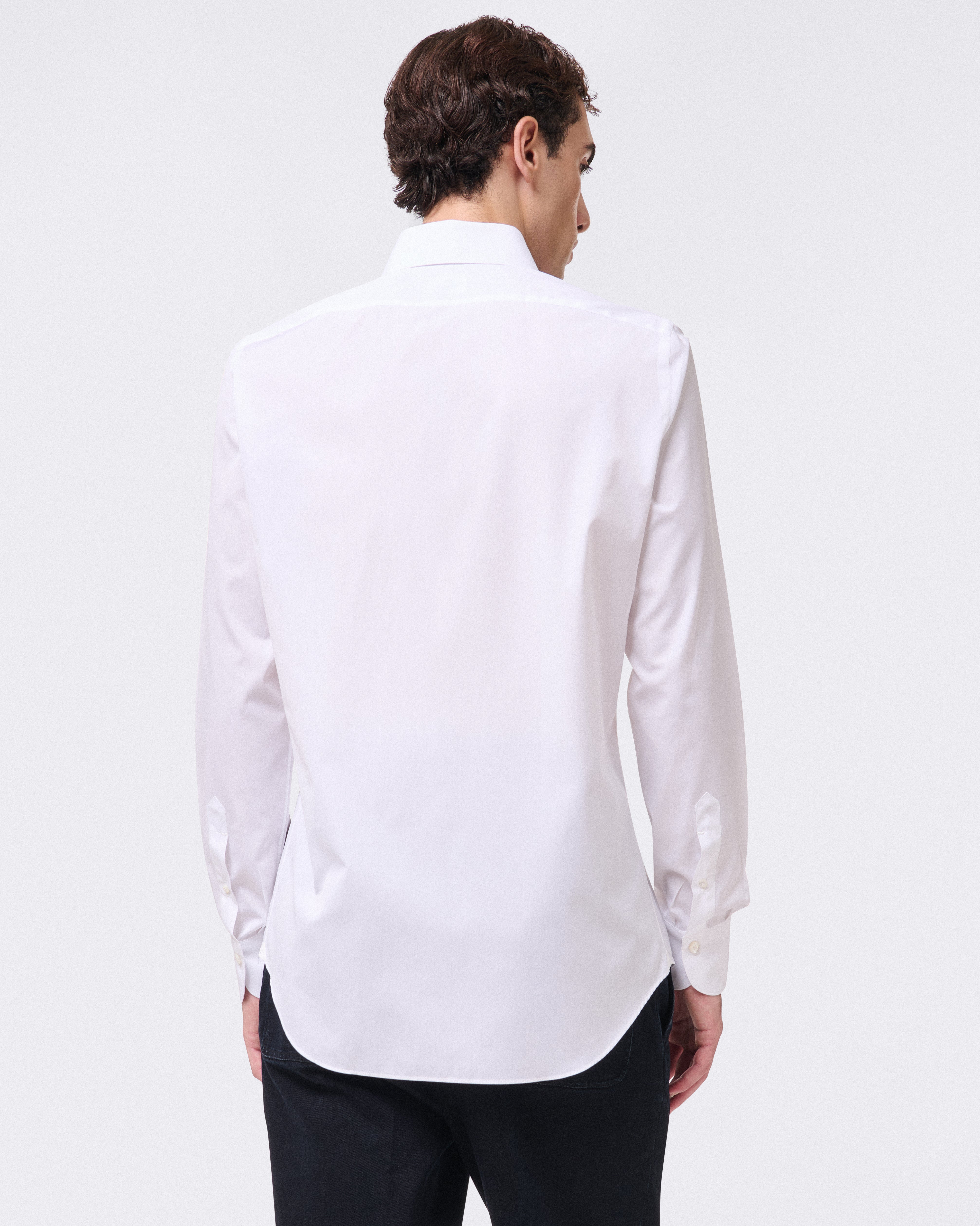 Camicia Napoli 170 a due collo classico francese azzurra o bianca